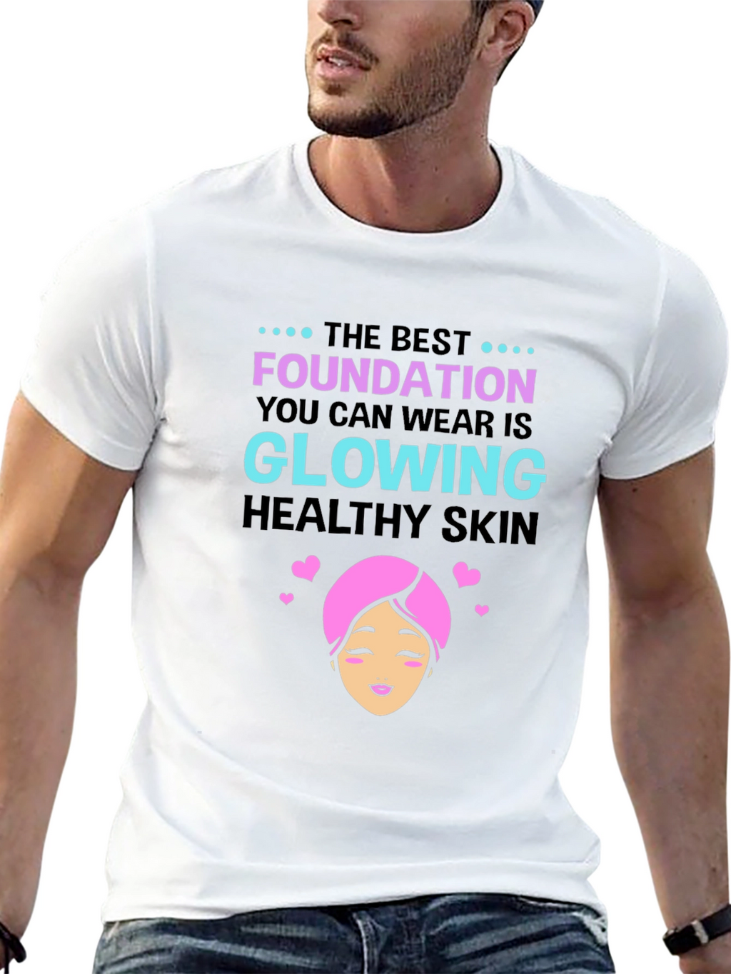 Glowing Skin T-Shirt - Beauty & Wellness