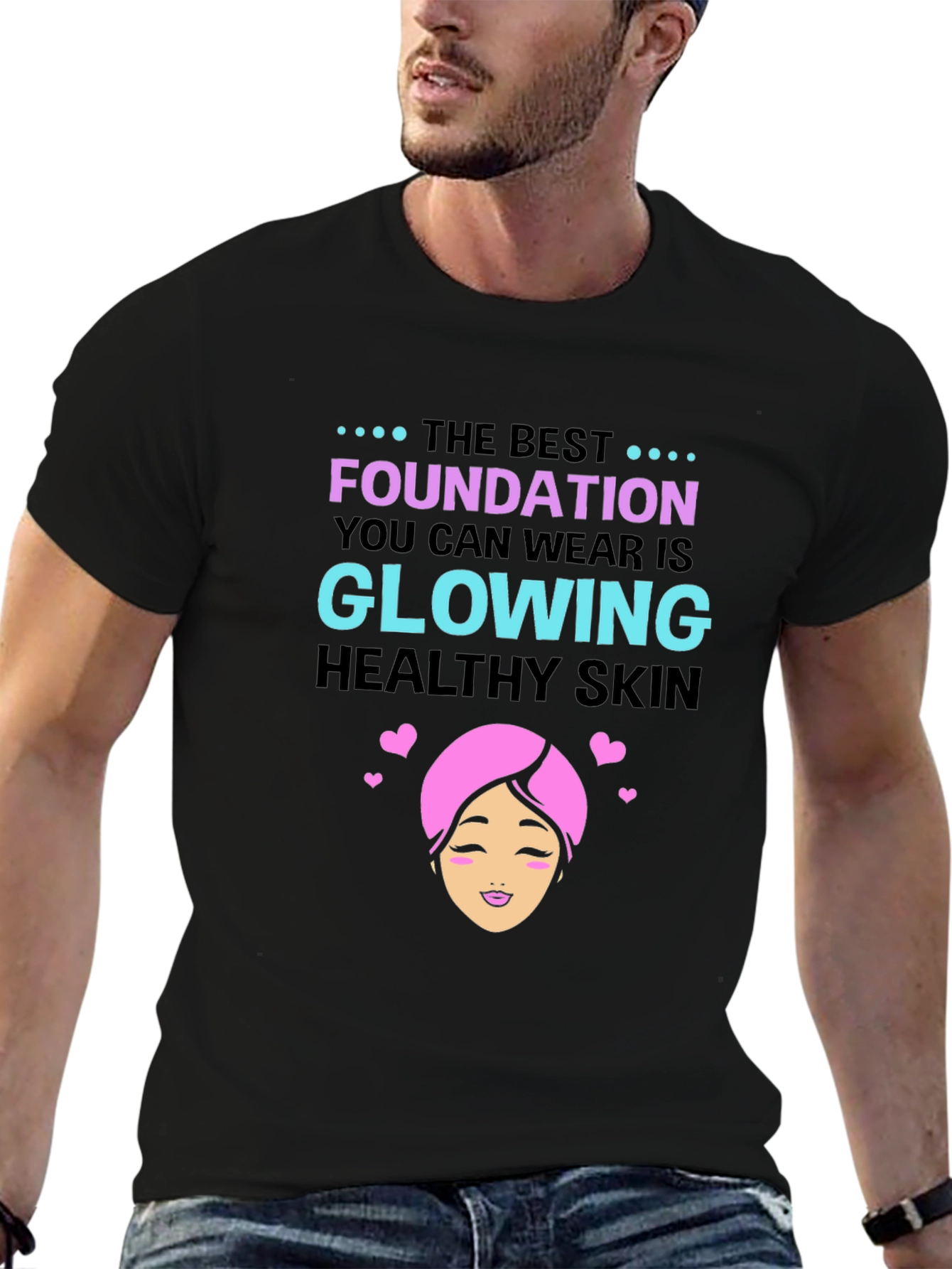 Glowing Skin T-Shirt - Beauty & Wellness