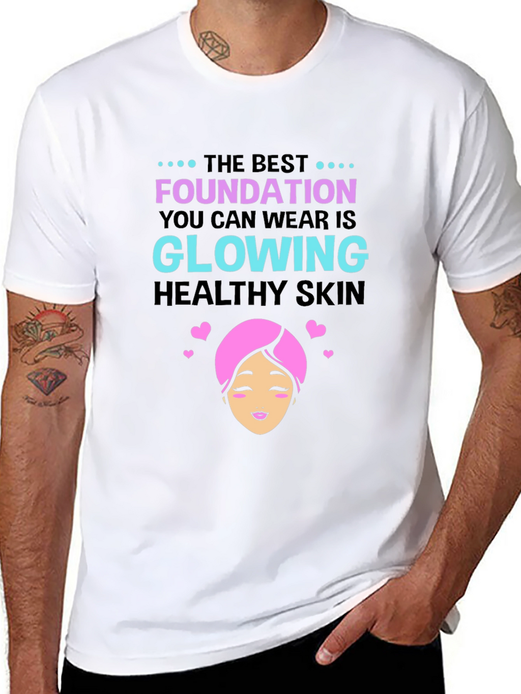 Glowing Skin T-Shirt - Beauty & Wellness