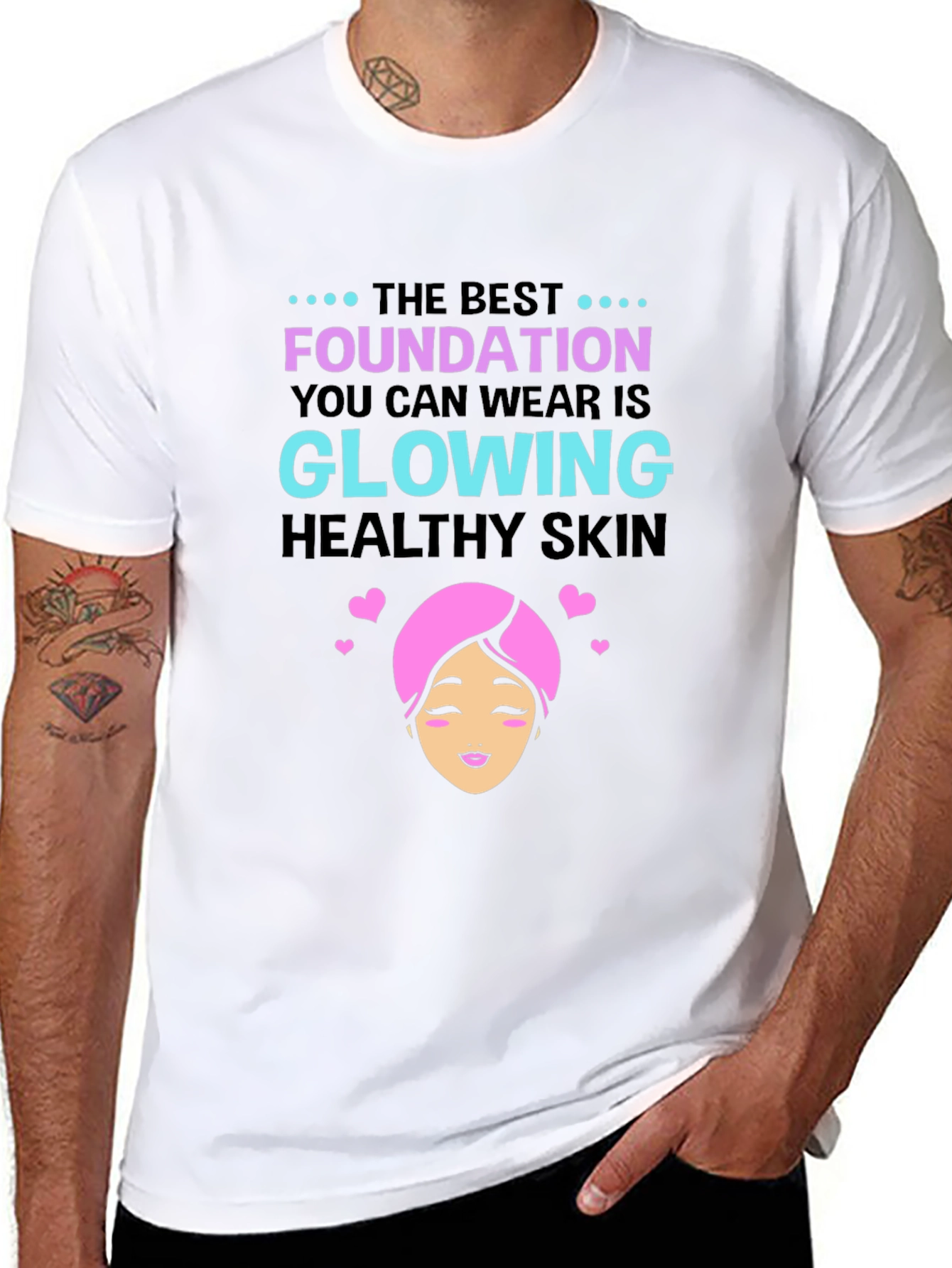 Glowing Skin T-Shirt - Beauty & Wellness