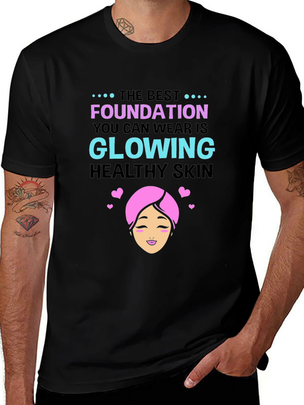 Glowing Skin T-Shirt - Beauty & Wellness