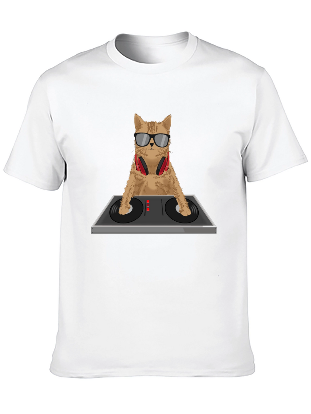 DJ Cat T-Shirt - Cool Cat Lover Tee