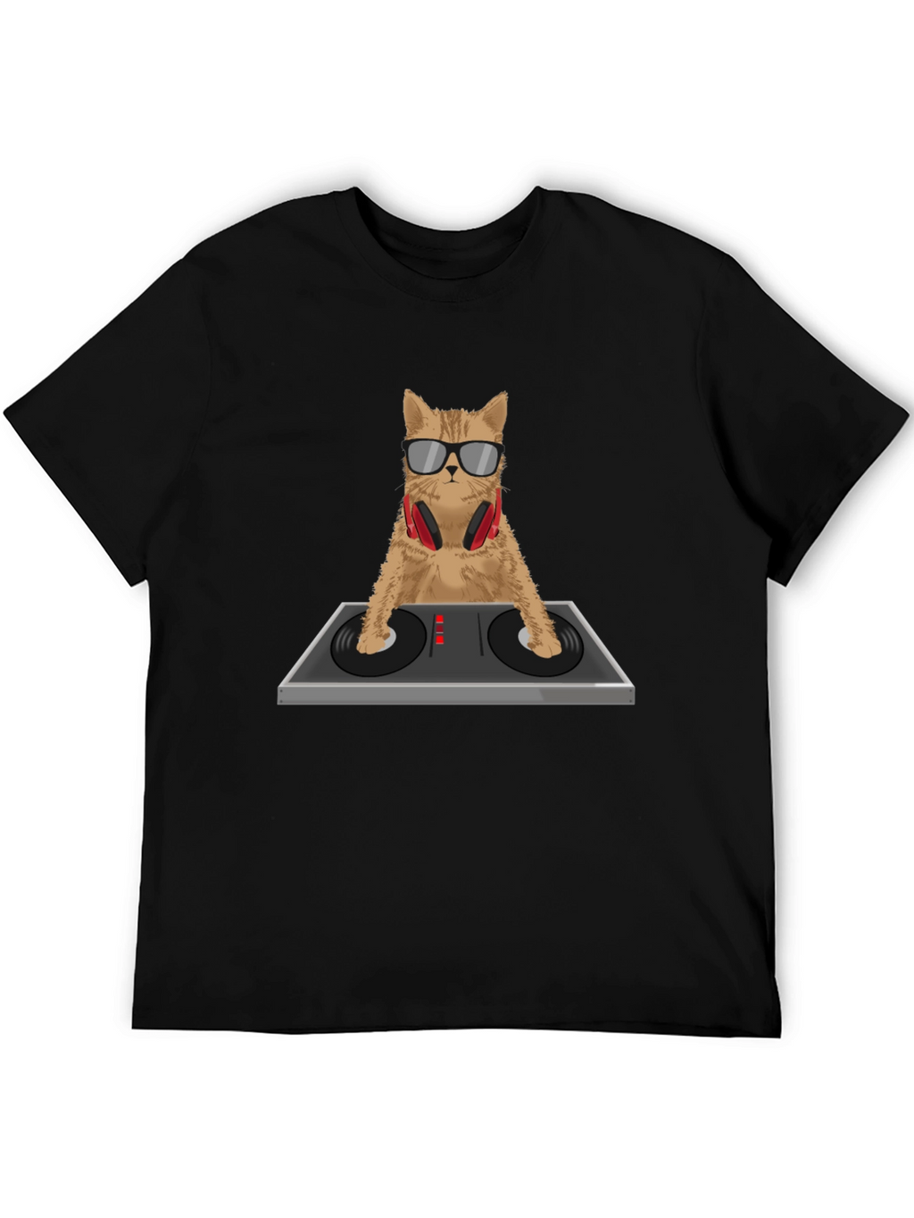 DJ Cat T-Shirt - Cool Cat Lover Tee