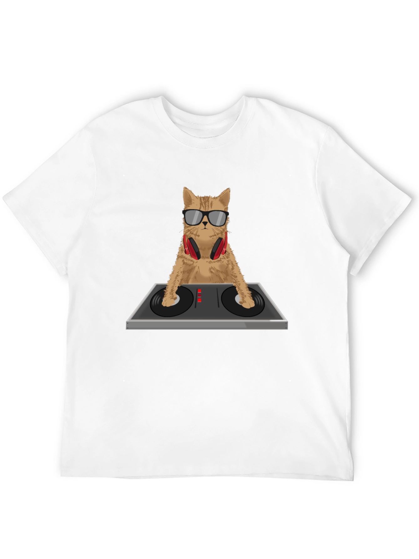 DJ Cat T-Shirt - Cool Cat Lover Tee