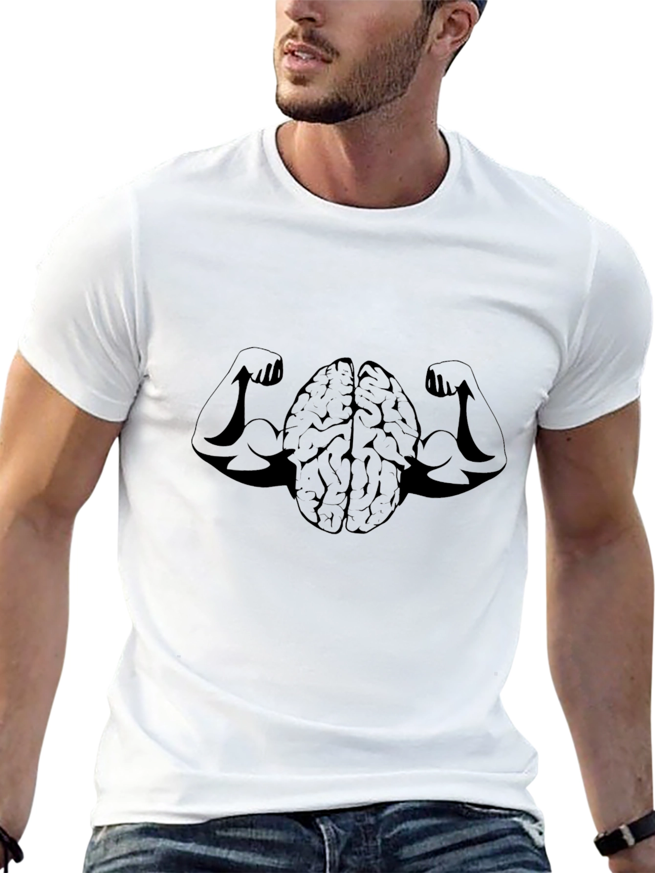 Strong Brain T-Shirt - Intellectual Power!