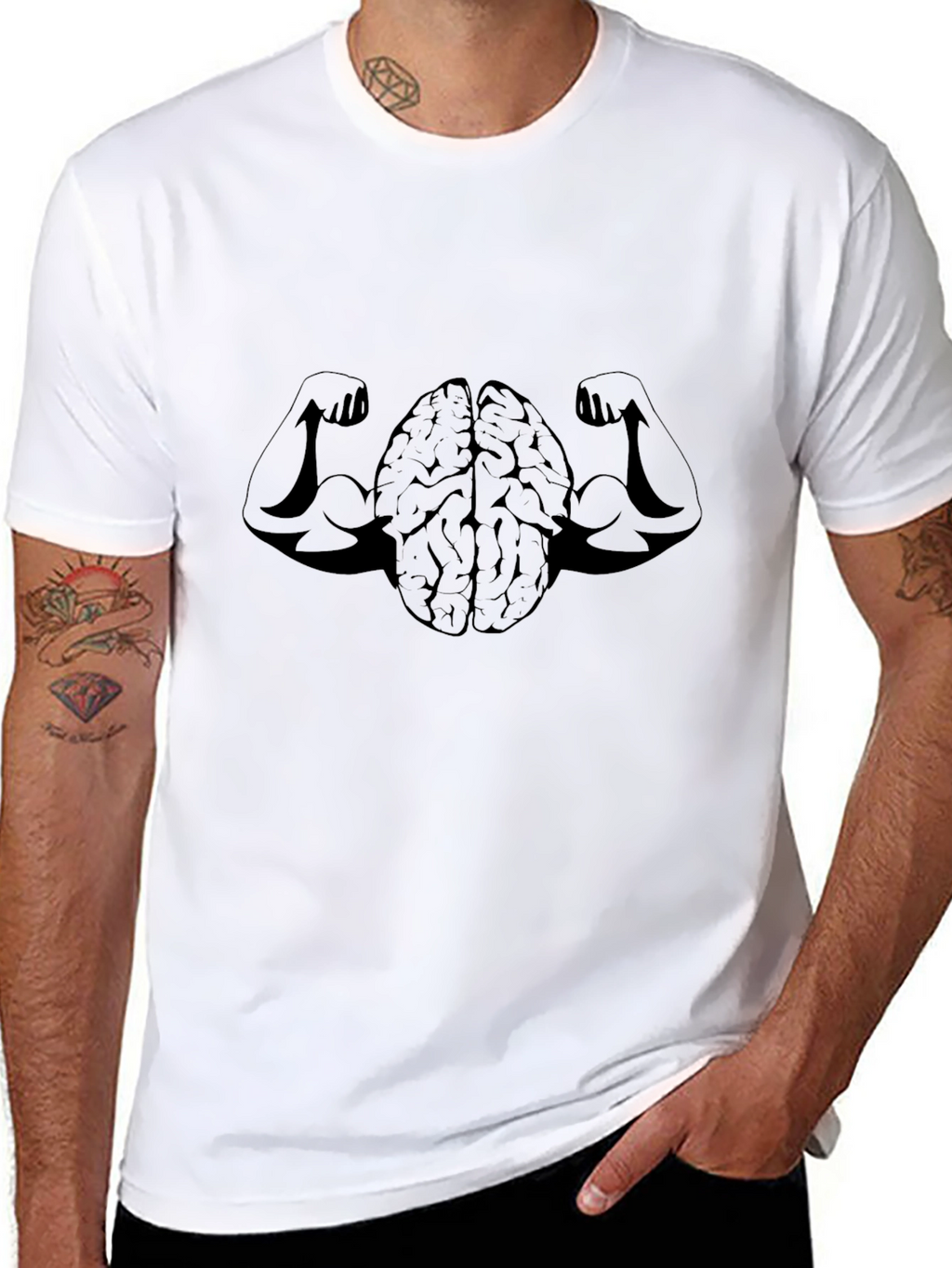 Strong Brain T-Shirt - Intellectual Power!