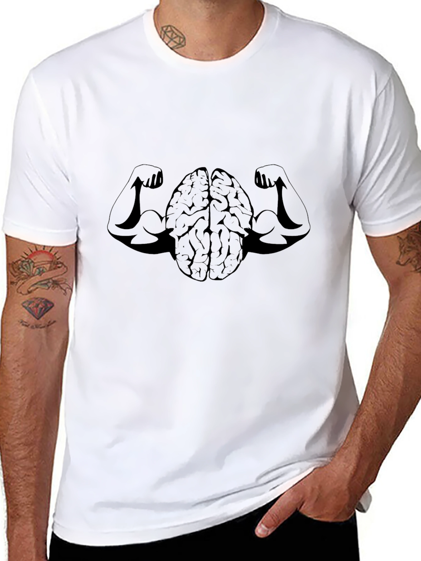 Strong Brain T-Shirt - Intellectual Power!