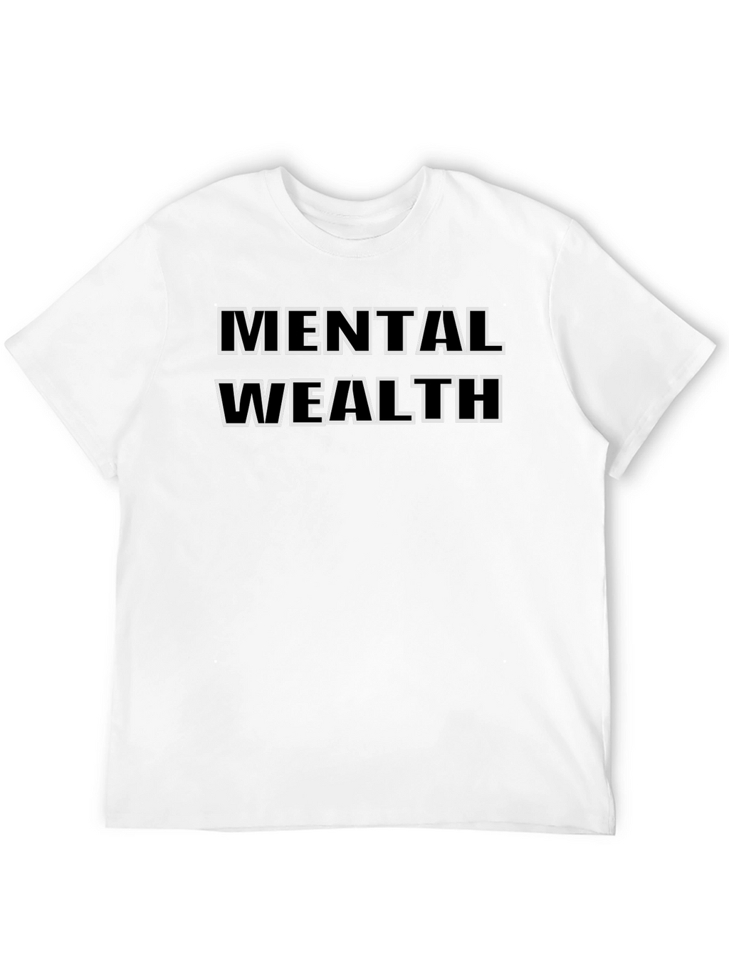 Mental Wealth Graphic Tee - Black