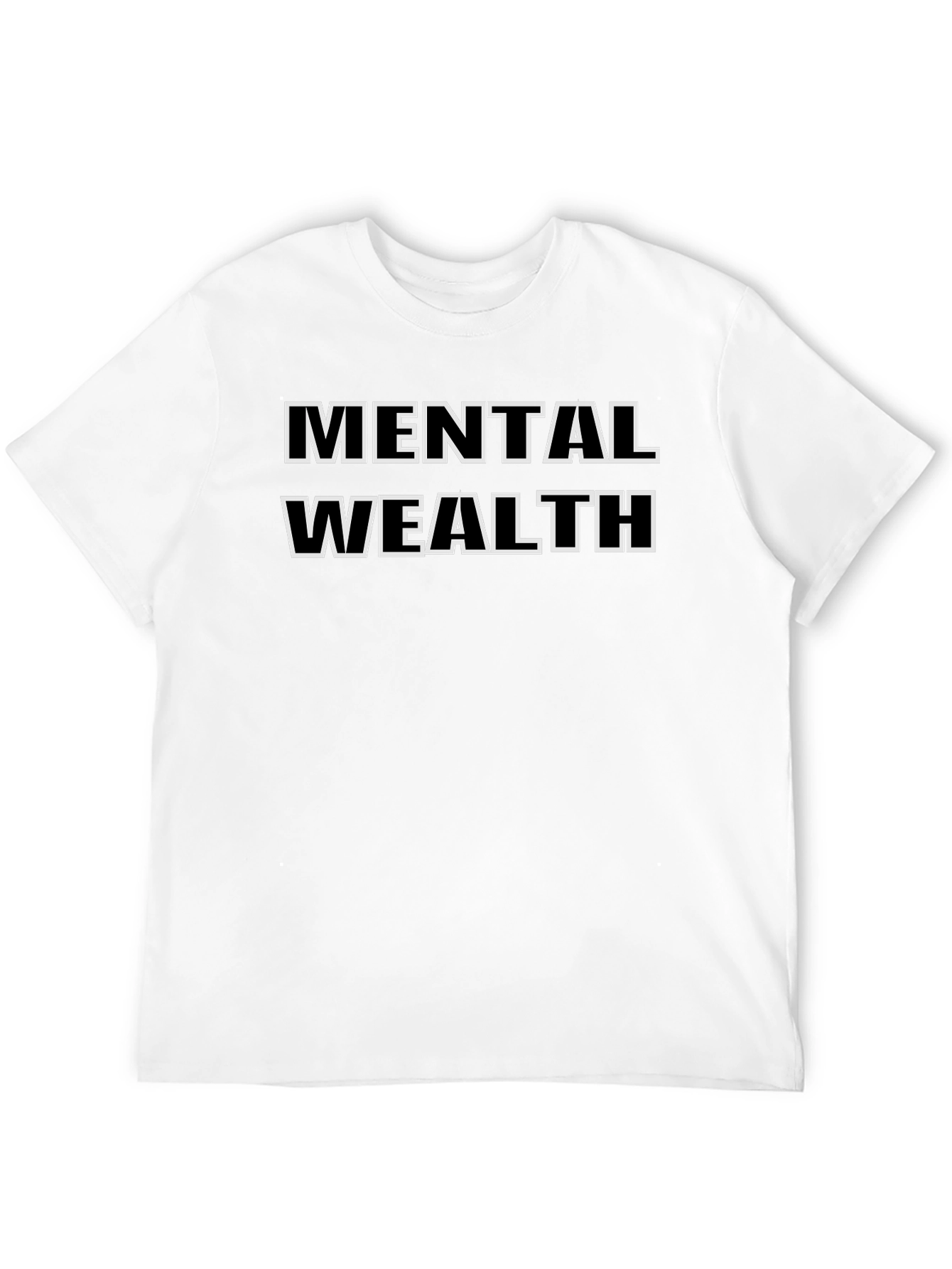 Mental Wealth Graphic Tee - Black
