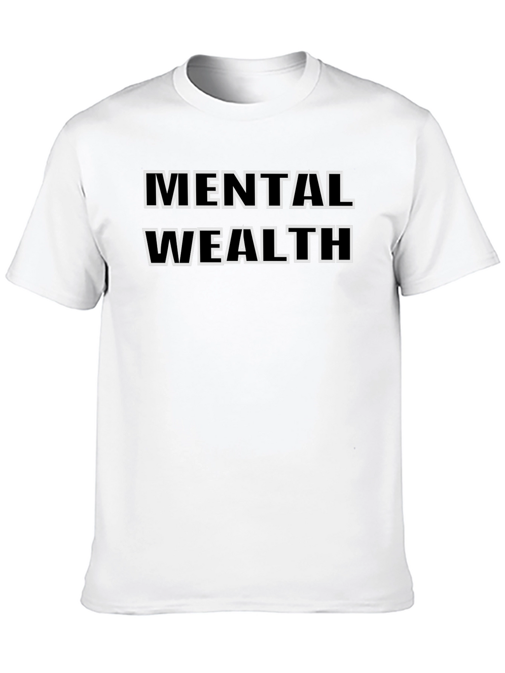 Mental Wealth Graphic Tee - Black