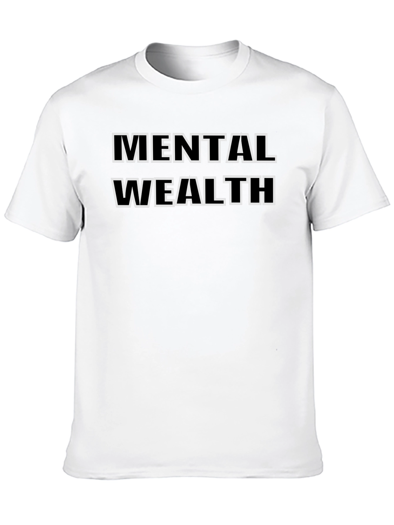 Mental Wealth Graphic Tee - Black