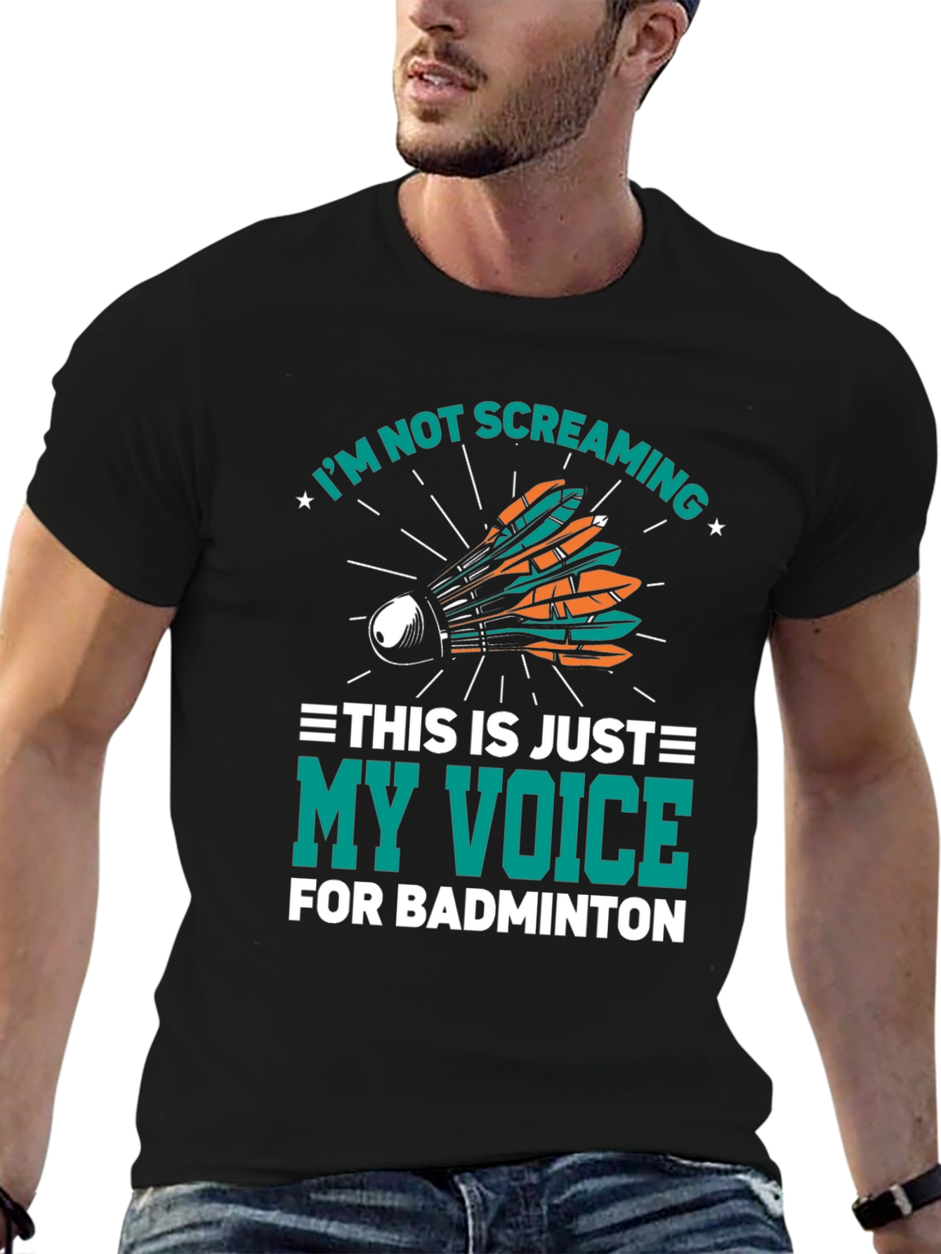 Badminton Screaming Voice T-Shirt