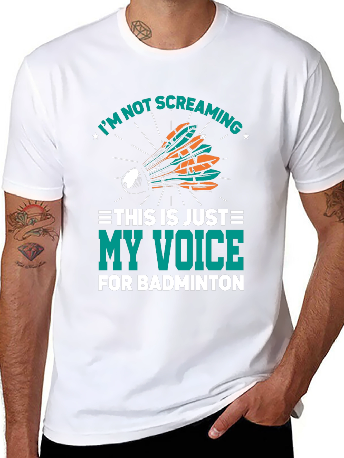 Badminton Screaming Voice T-Shirt