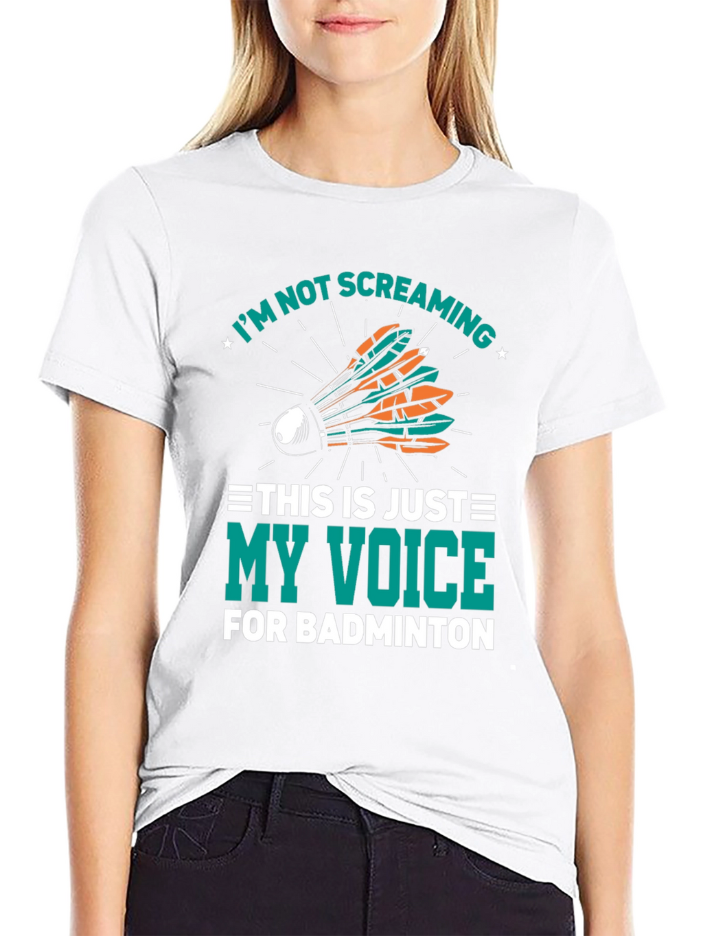 Badminton Screaming Voice T-Shirt