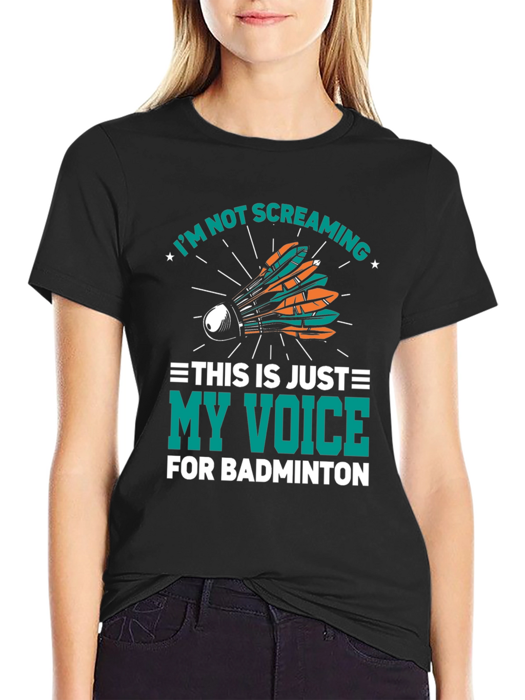 Badminton Screaming Voice T-Shirt