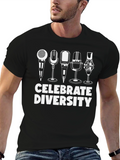 Celebrate Diversity Microphone T-Shirt