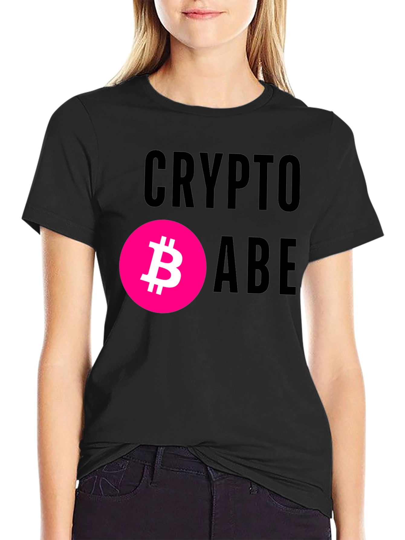 Crypto Babe Bitcoin T-Shirt