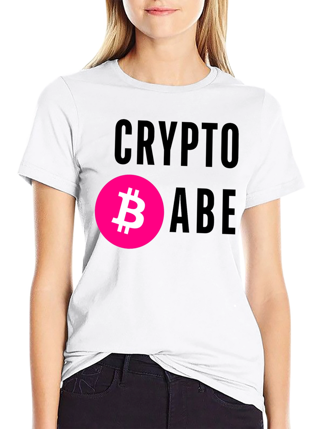 Crypto Babe Bitcoin T-Shirt