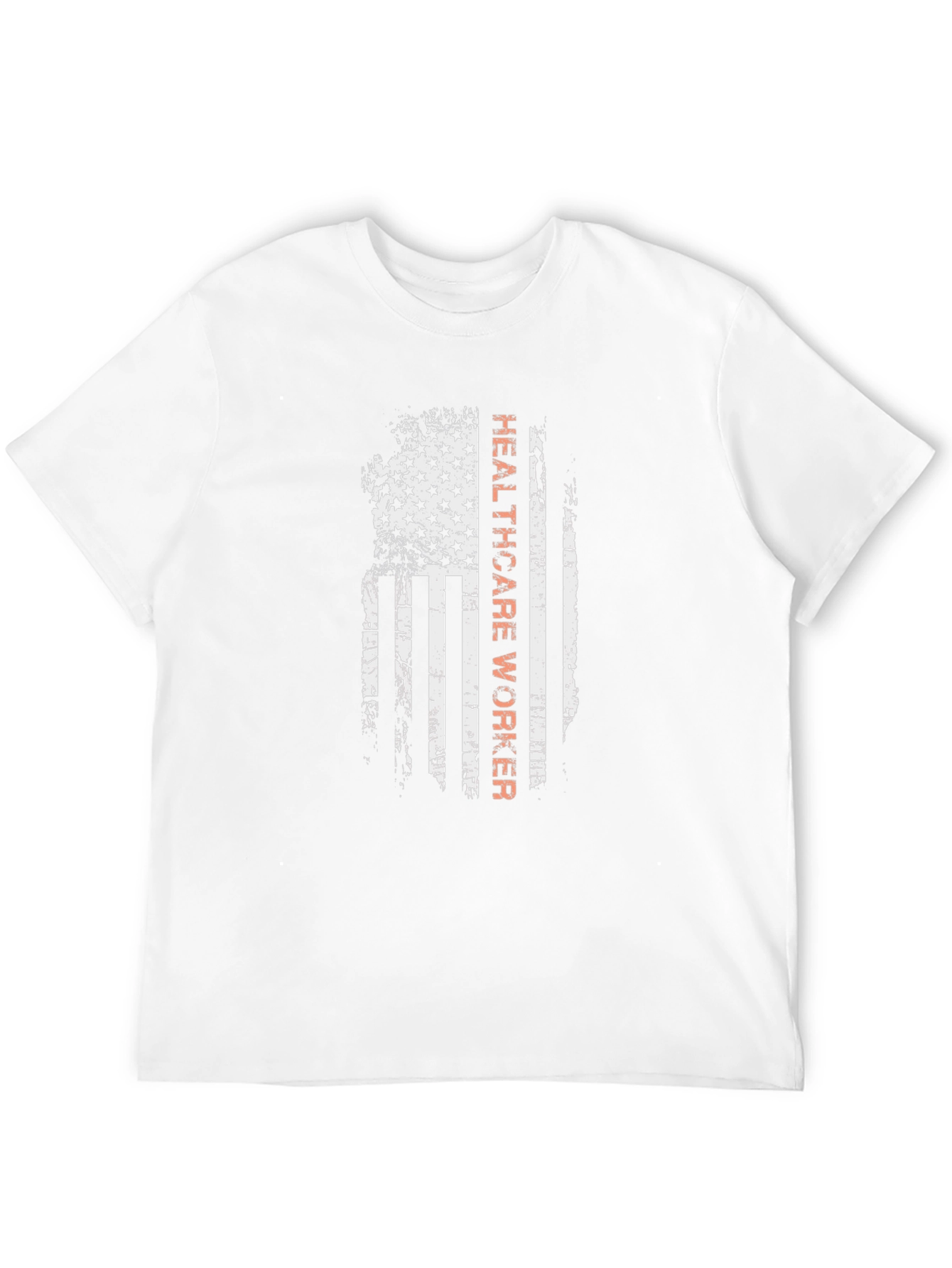 Healthcare Worker American Flag Graphic Tee