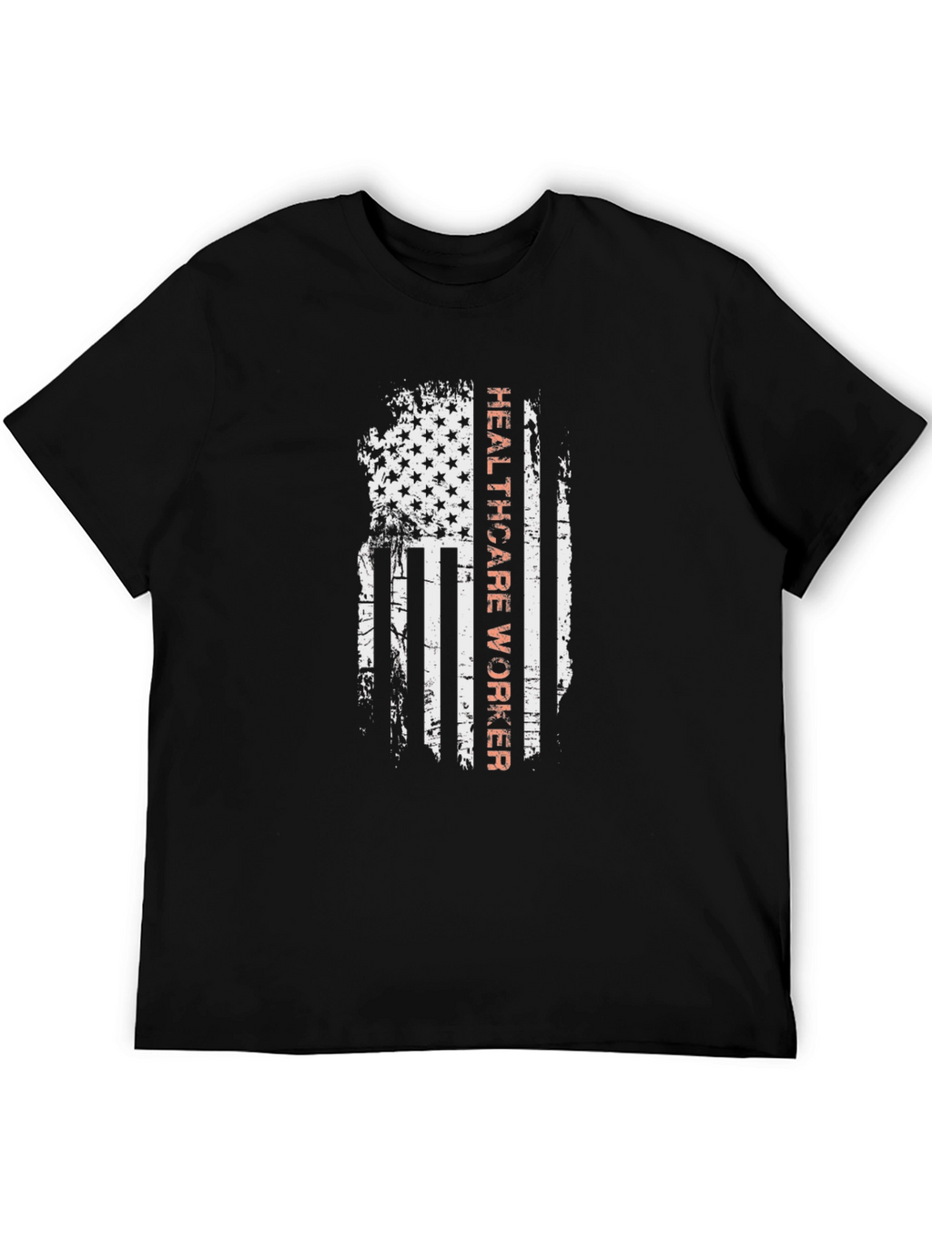 Healthcare Worker American Flag Graphic Tee