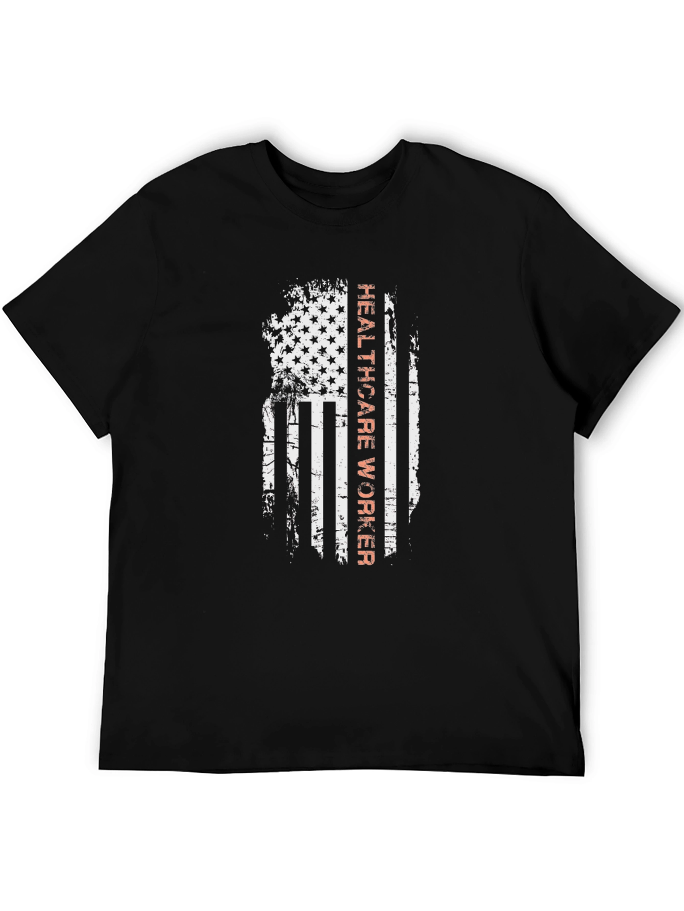 Healthcare Worker American Flag Graphic Tee