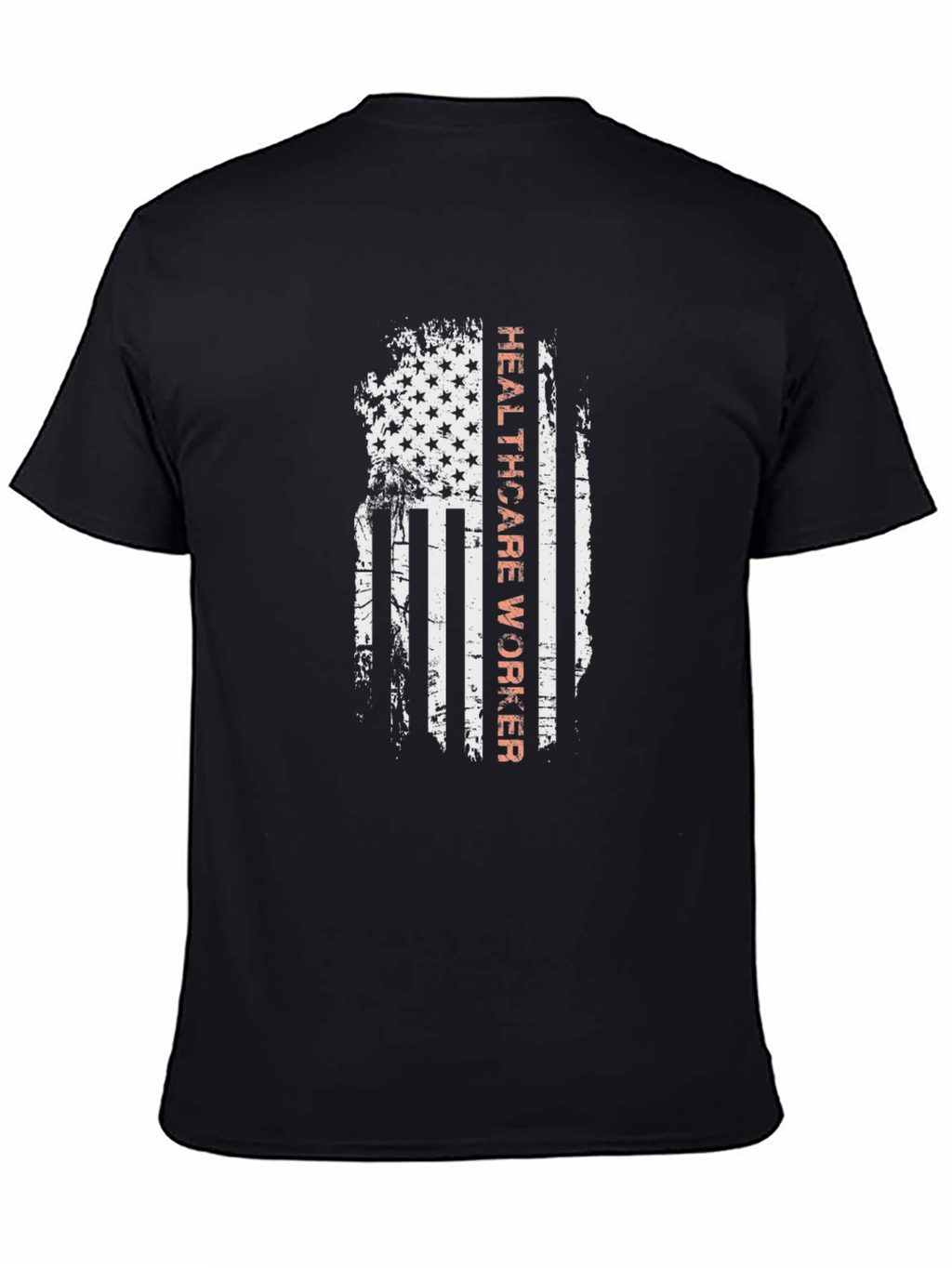 Healthcare Worker American Flag Graphic Tee