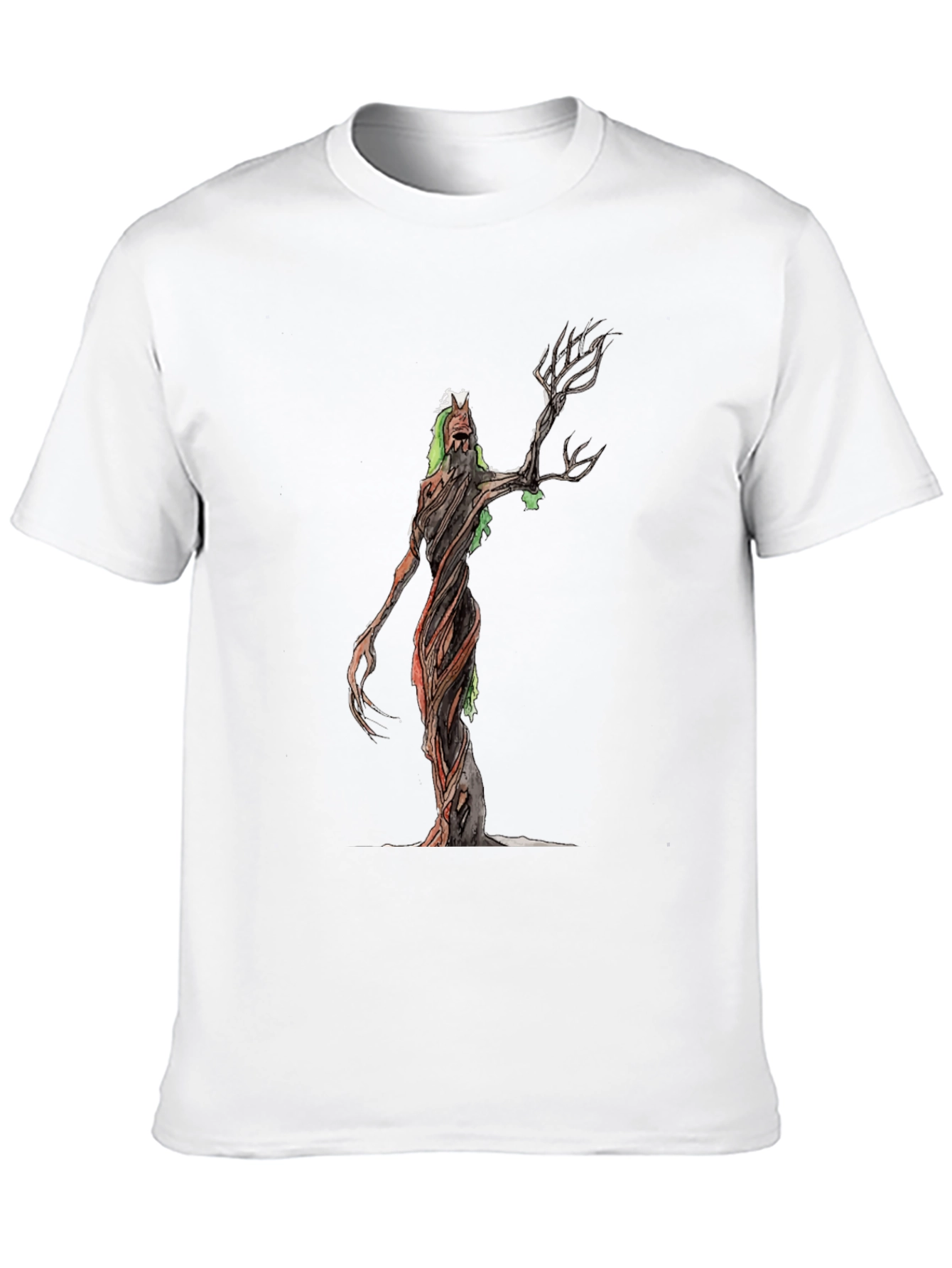 Mystic Tree Creature Black T-Shirt