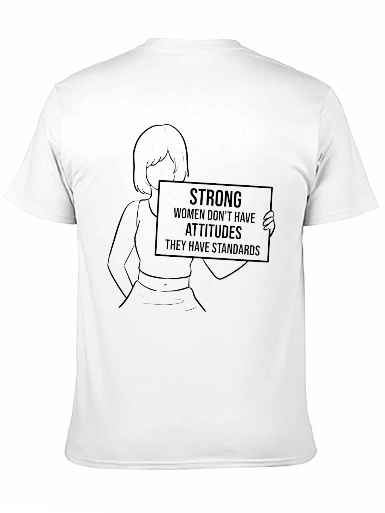 Empowered Woman Black T-Shirt