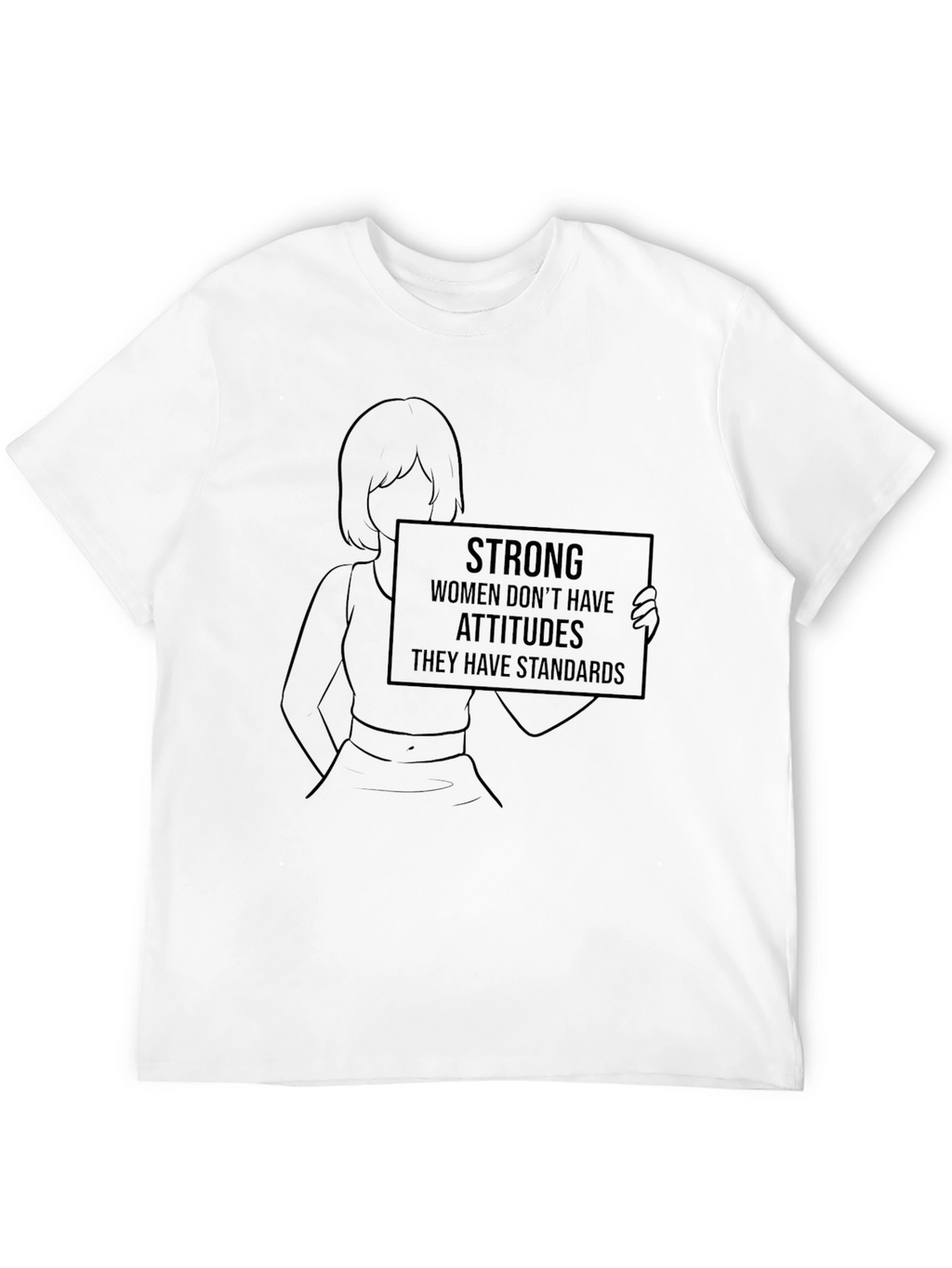 Empowered Woman Black T-Shirt