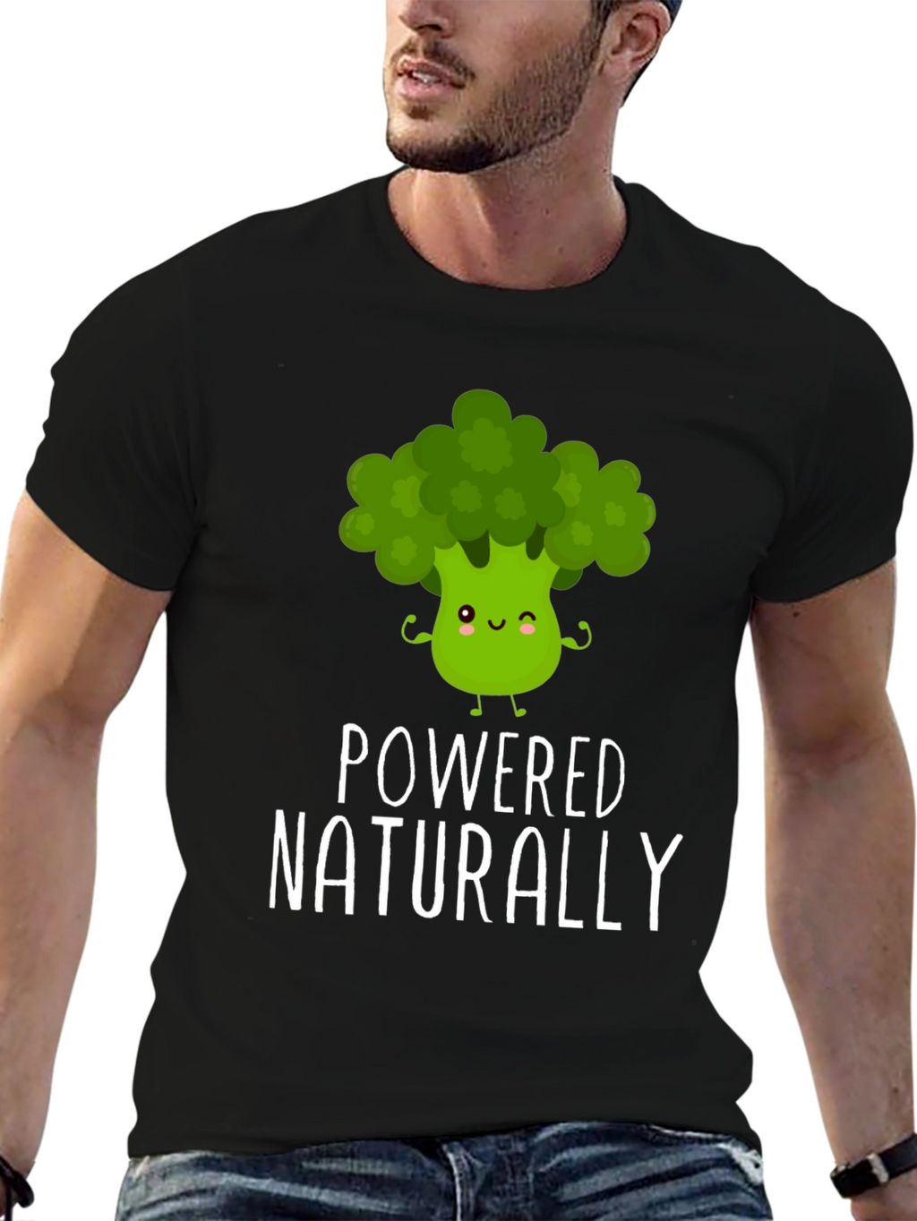 Powered Naturally Broccoli T-Shirt