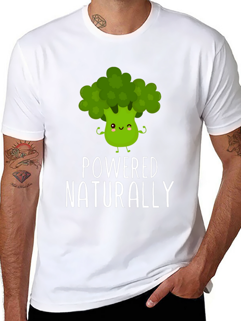 Powered Naturally Broccoli T-Shirt