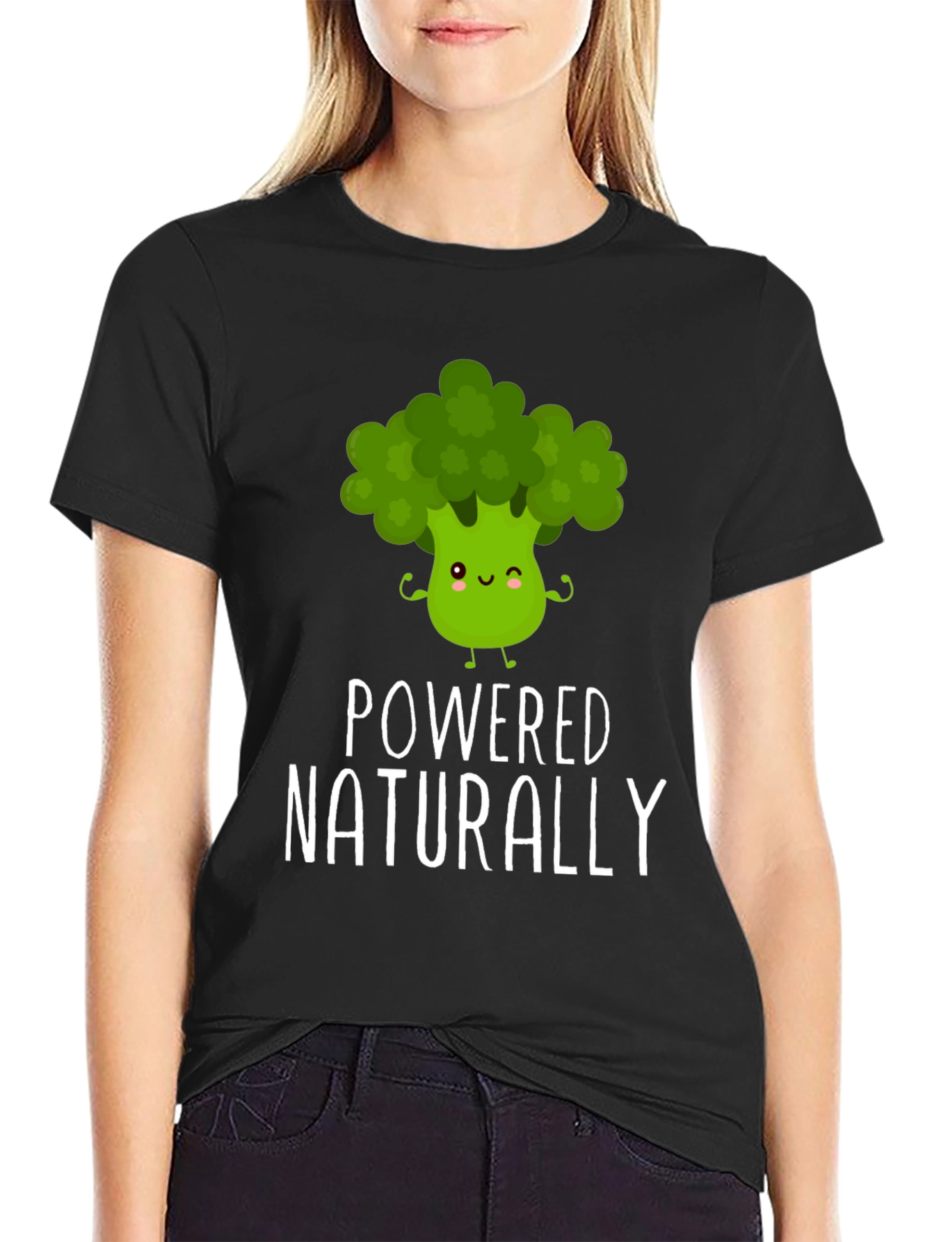 Powered Naturally Broccoli T-Shirt