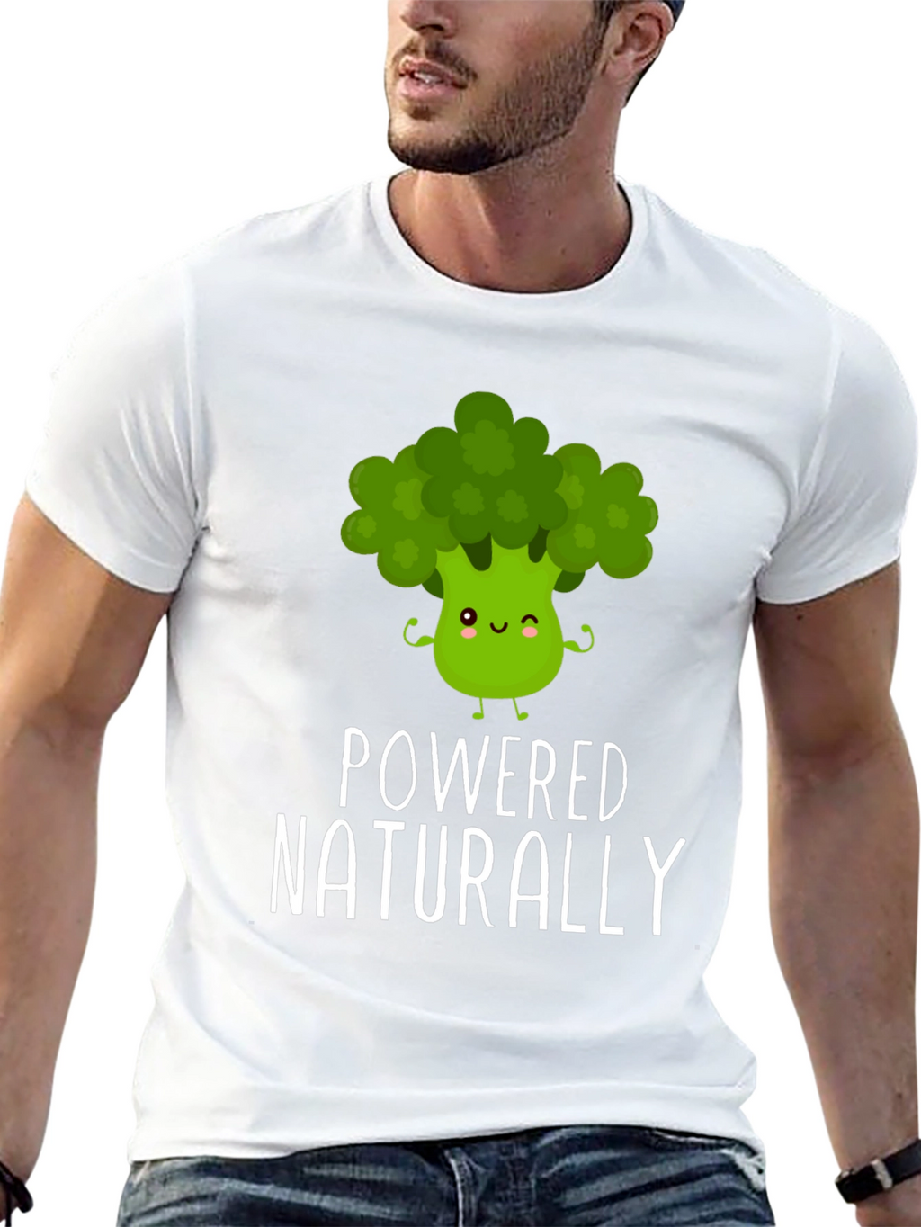 Powered Naturally Broccoli T-Shirt