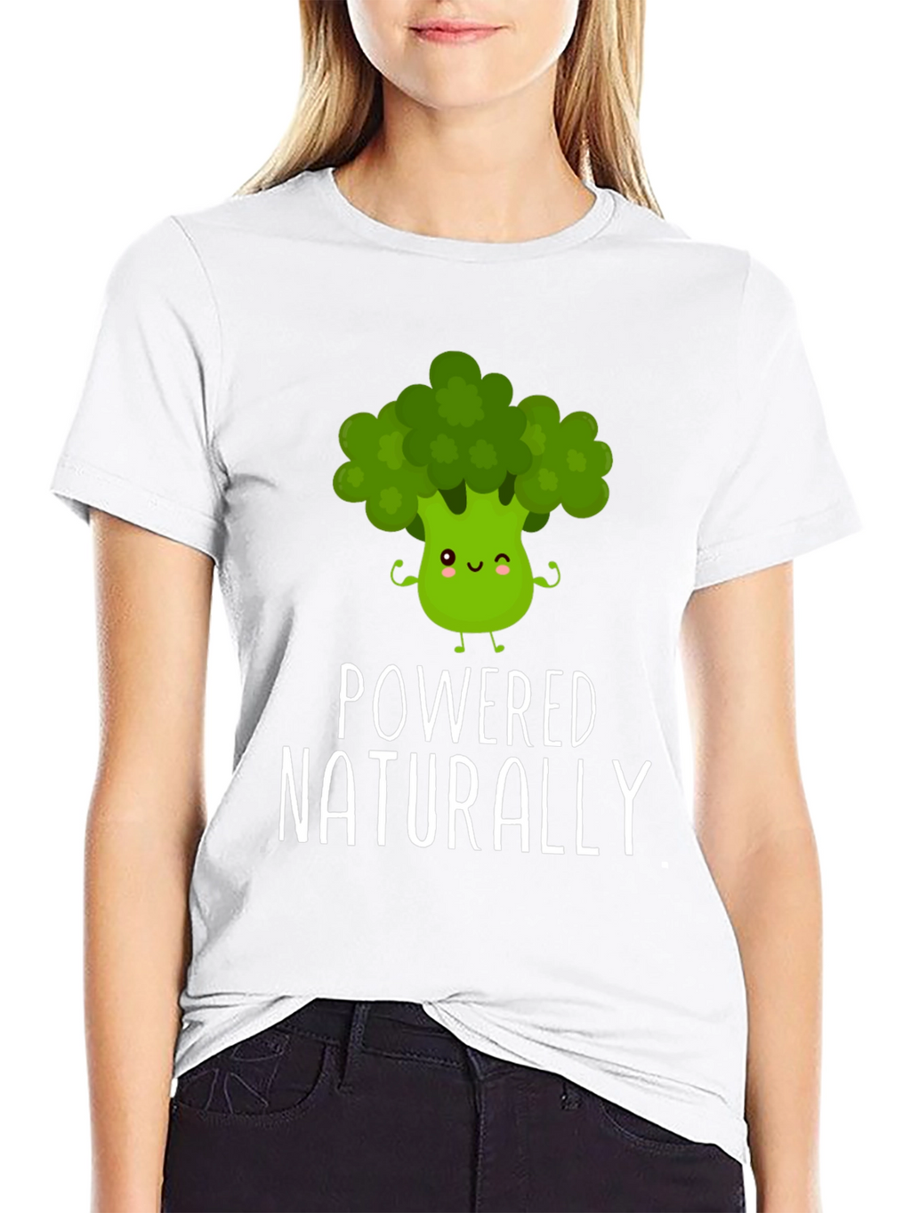 Powered Naturally Broccoli T-Shirt