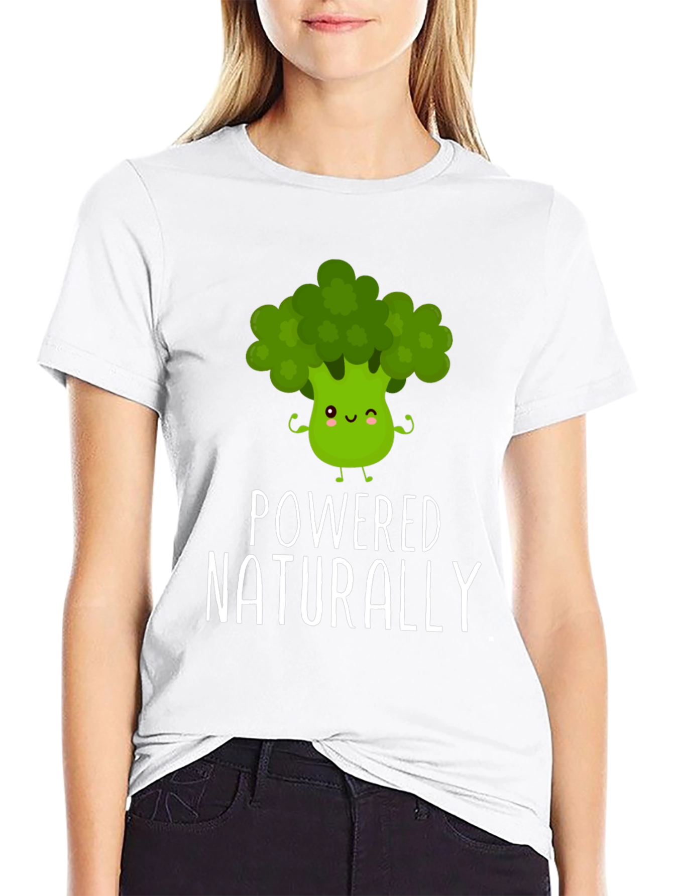 Powered Naturally Broccoli T-Shirt
