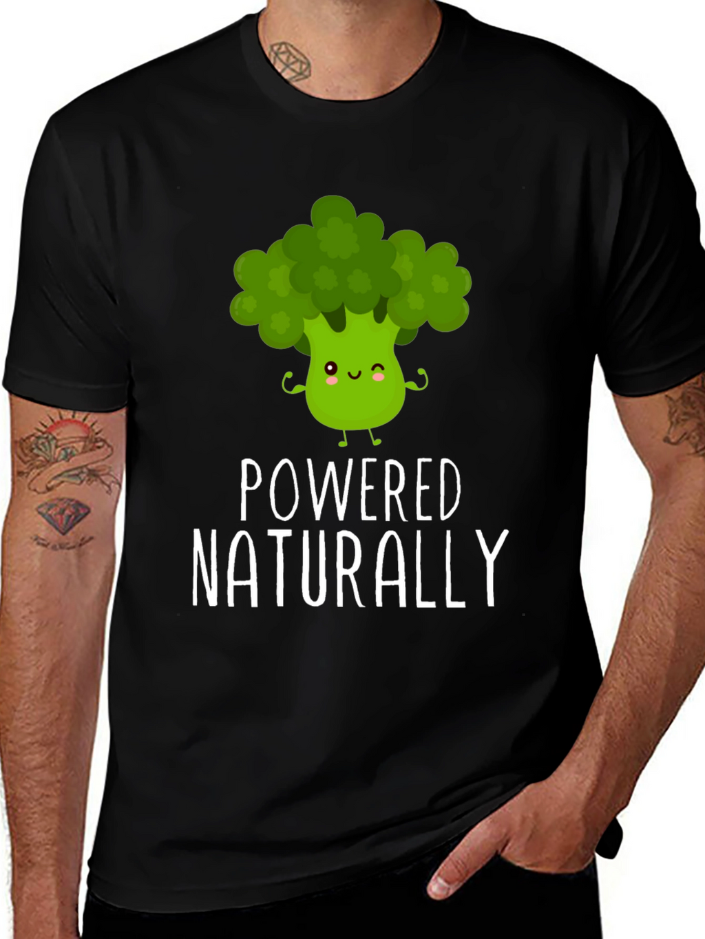 Powered Naturally Broccoli T-Shirt