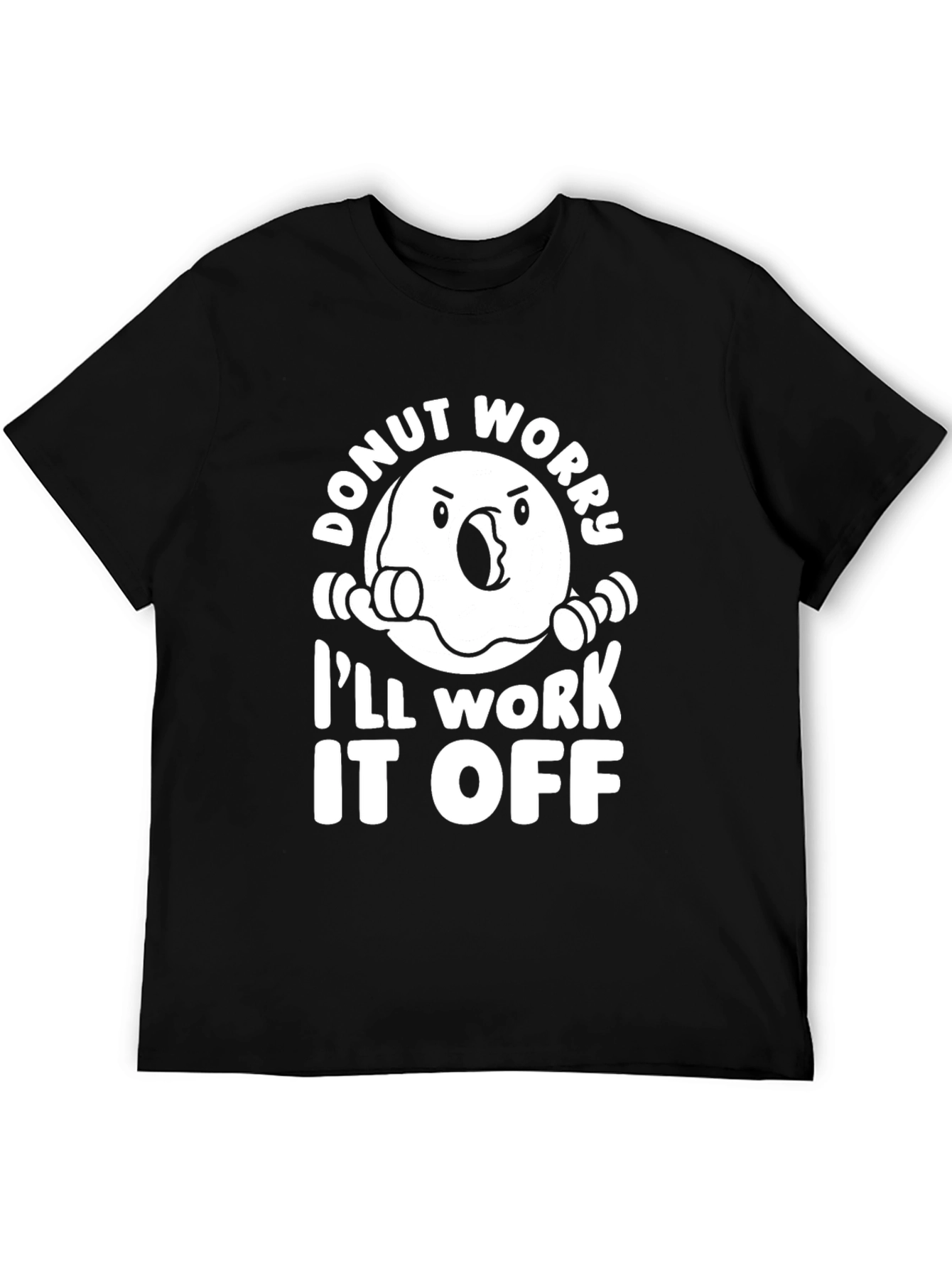 Funny Donut Workout T-Shirt - Ill Work It Off