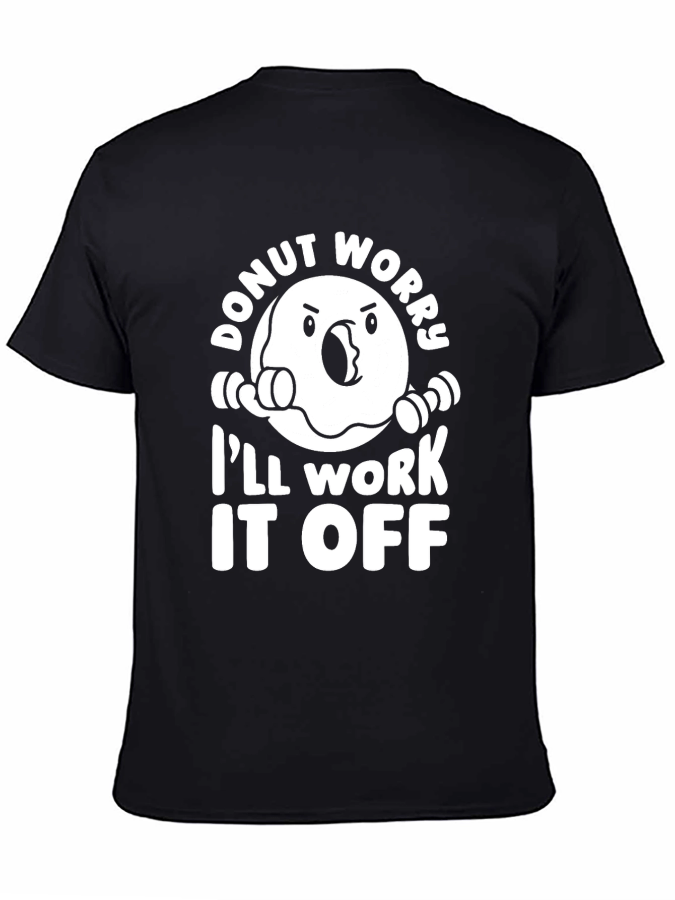 Funny Donut Workout T-Shirt - Ill Work It Off