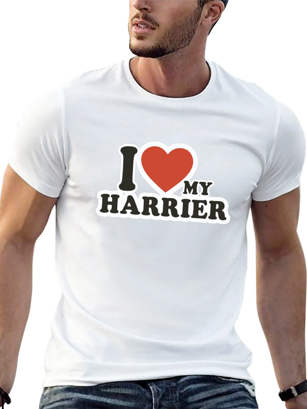 I Heart My Harrier Graphic T-Shirt