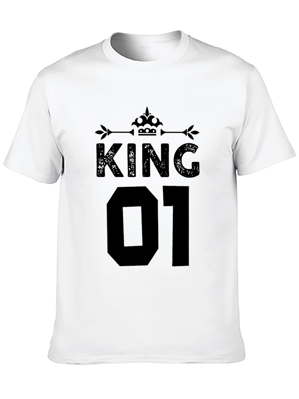 King 01 Graphic T-Shirt - Black