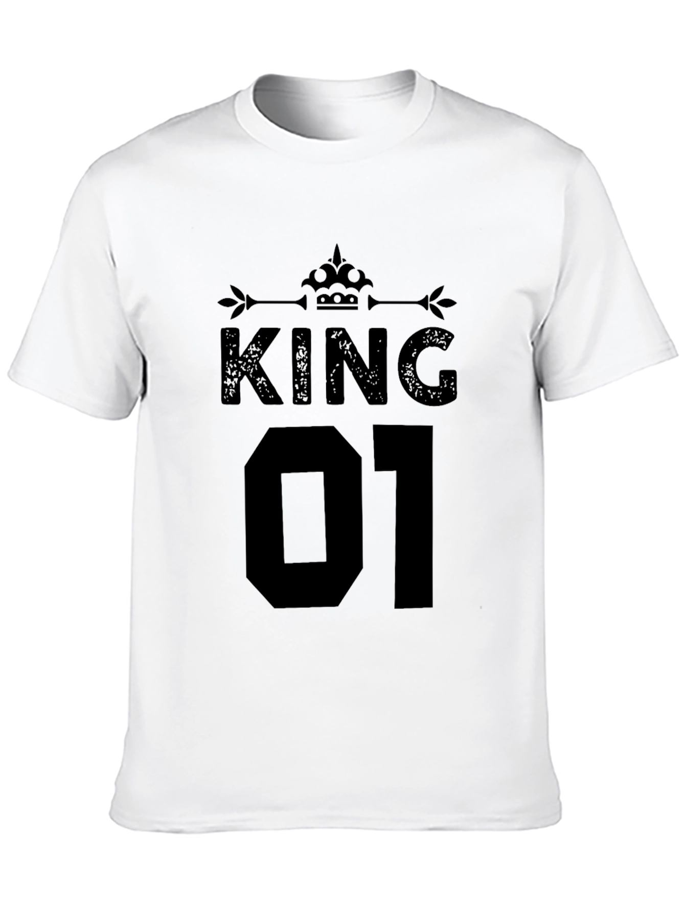 King 01 Graphic T-Shirt - Black