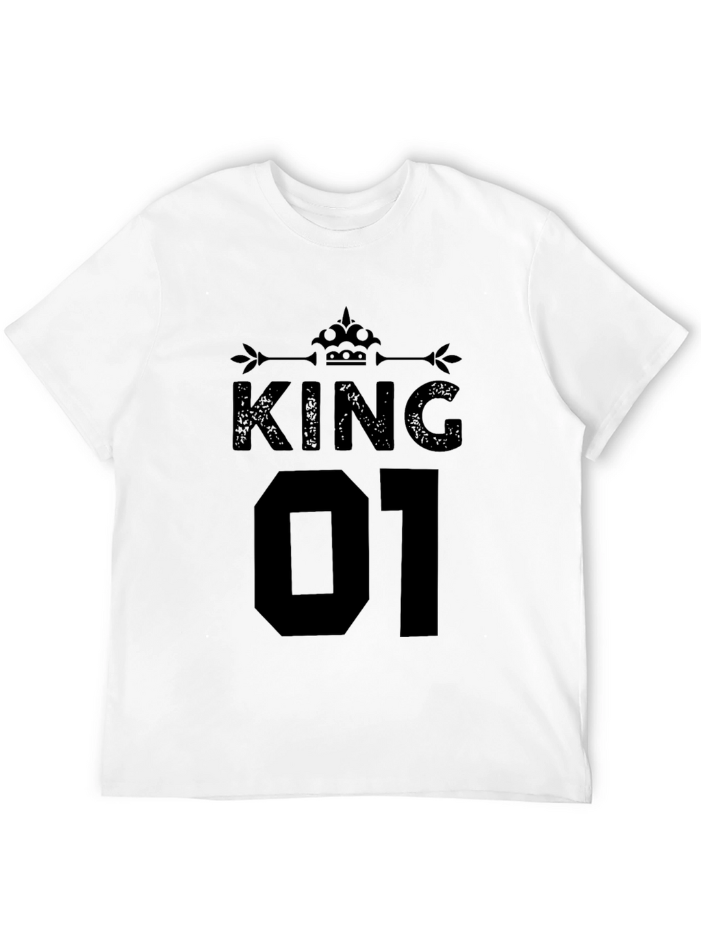 King 01 Graphic T-Shirt - Black