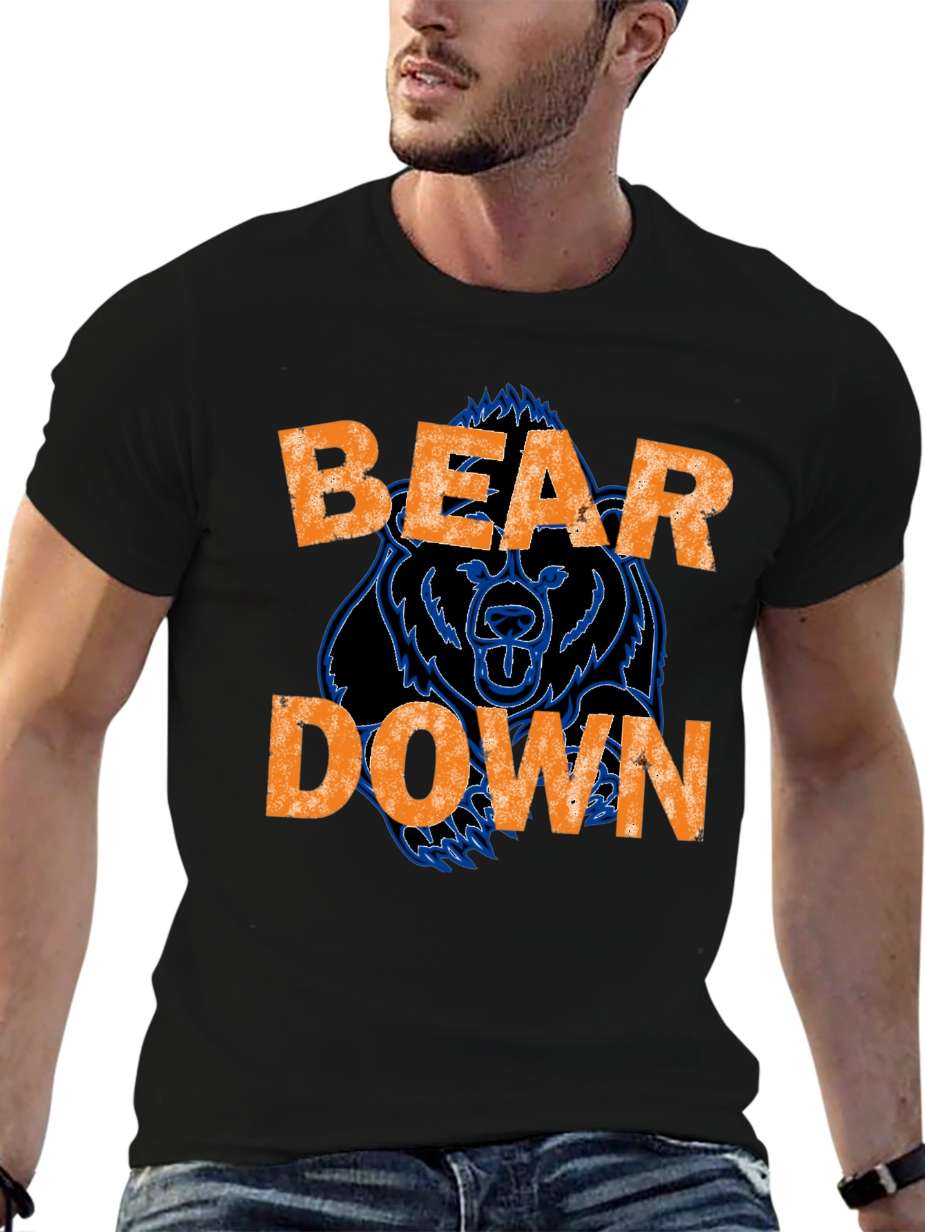 Bear Down Black T-Shirt