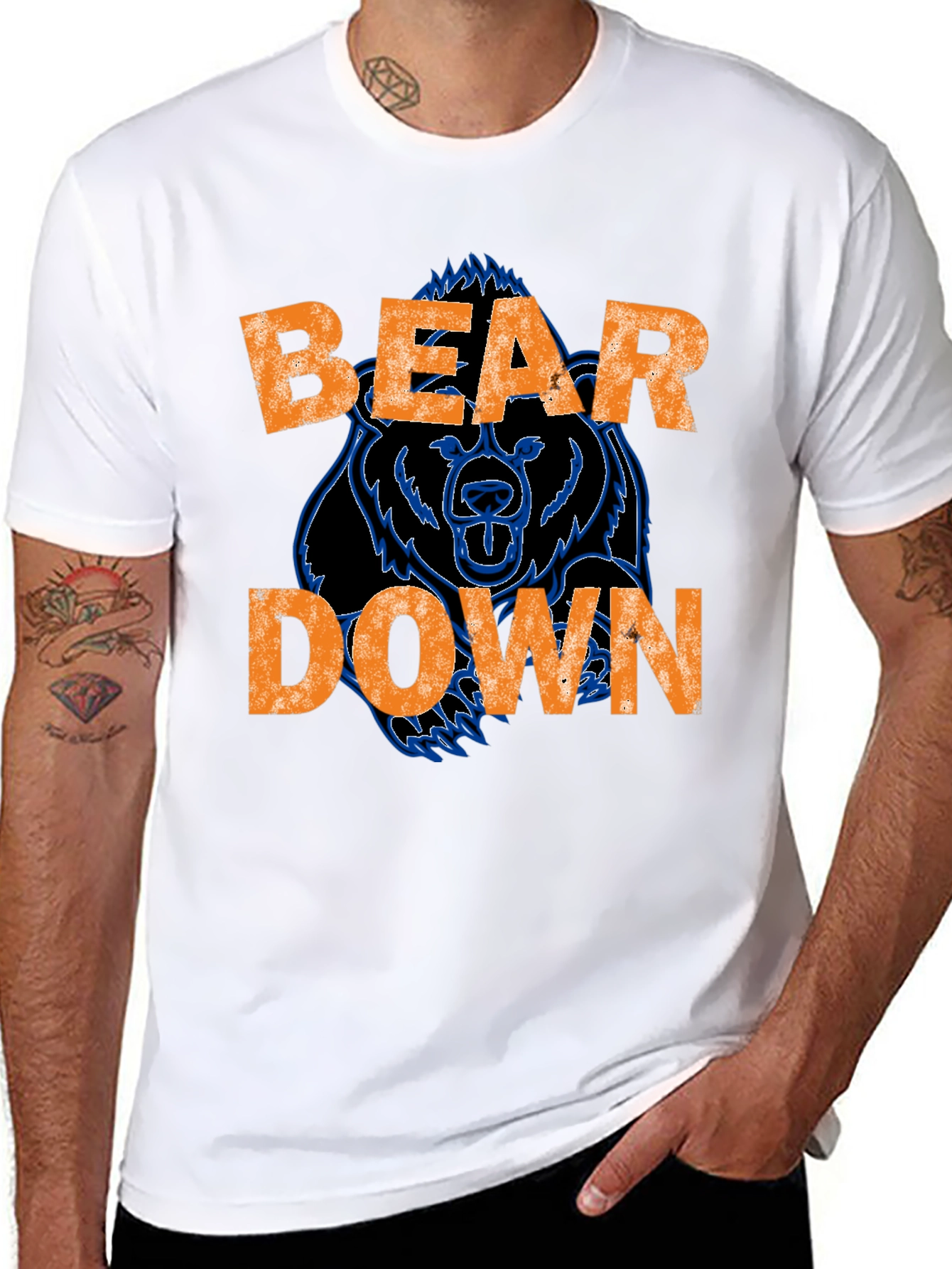 Bear Down Black T-Shirt