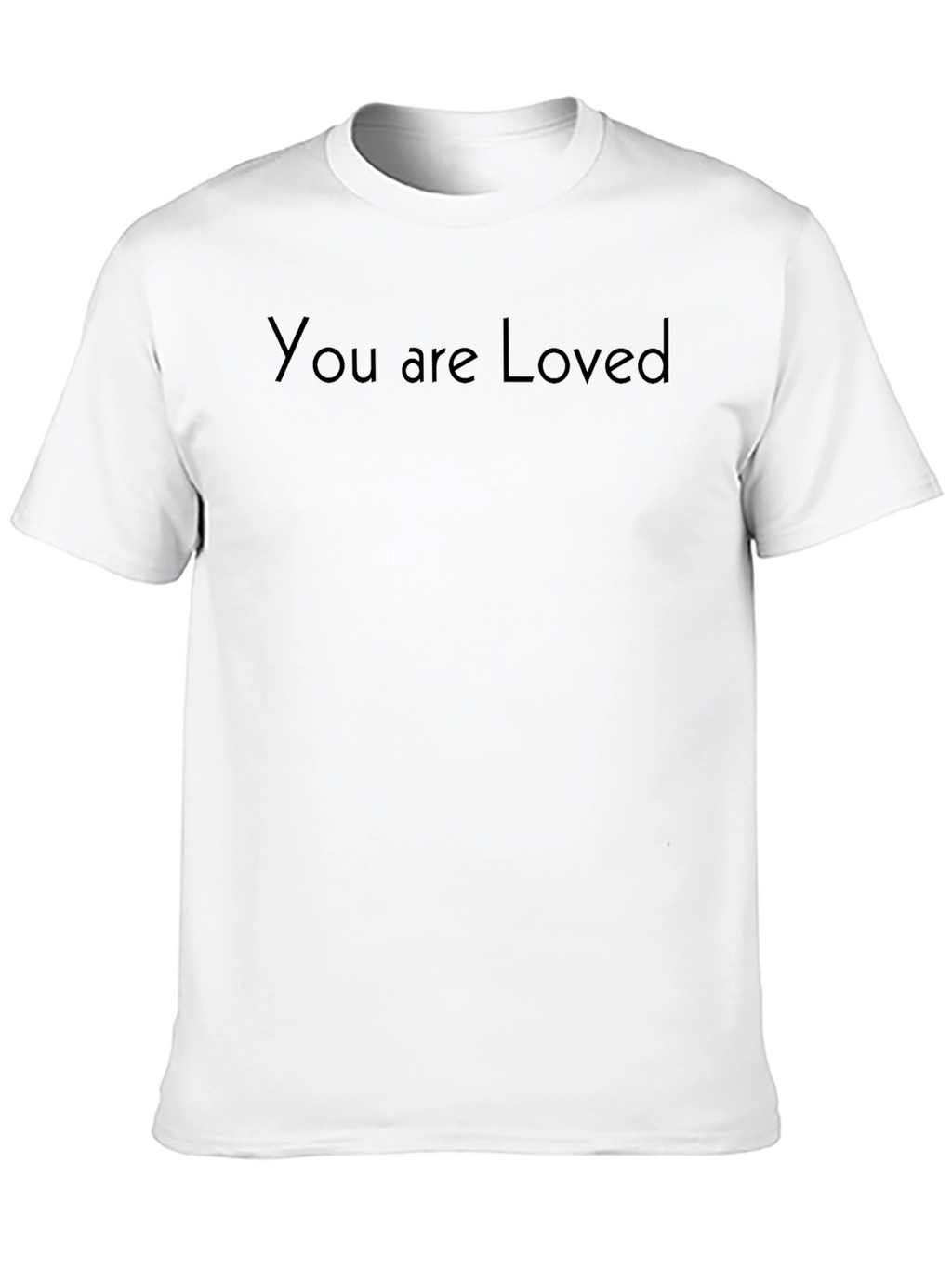 You Are Loved Black Tee - Comfort Fit