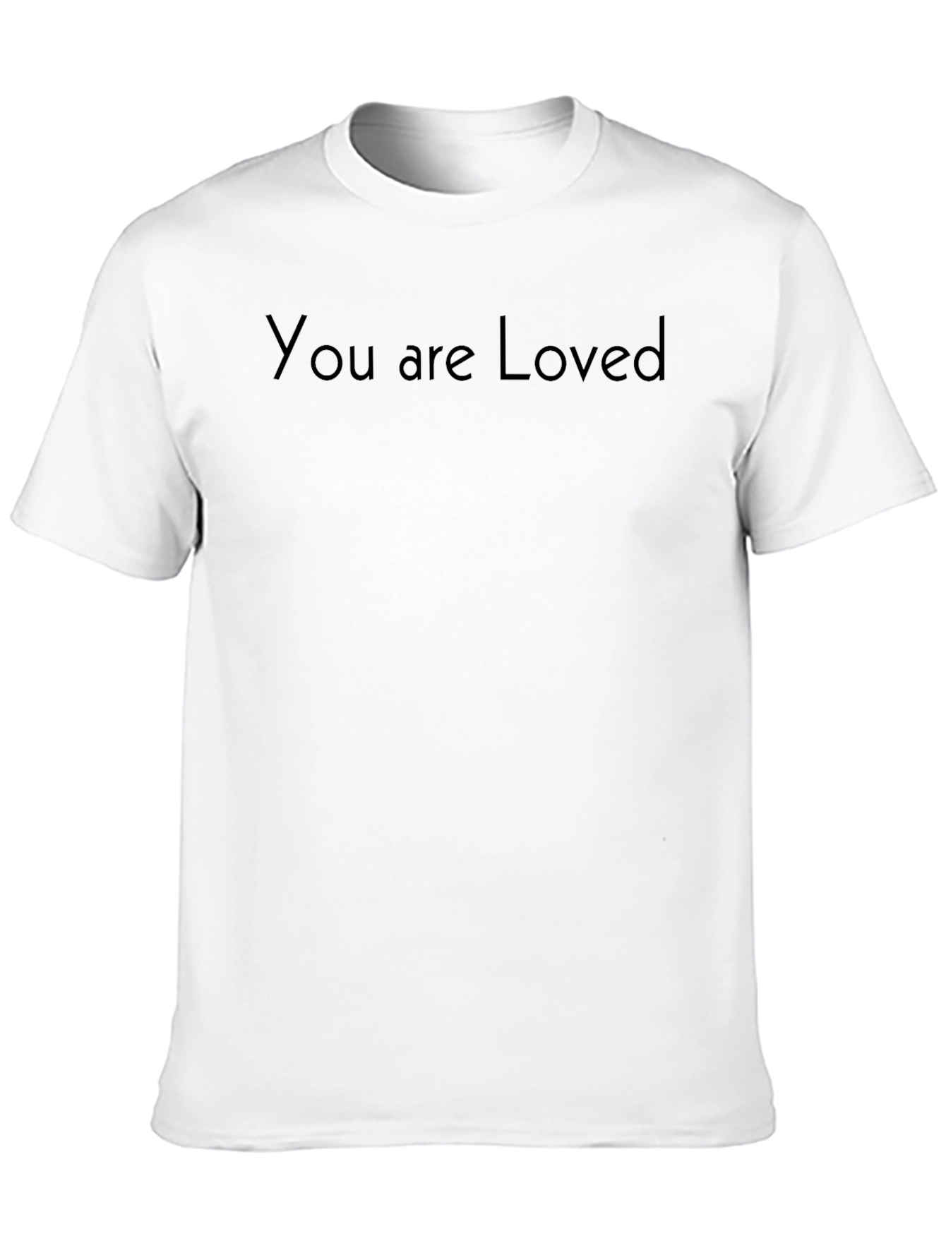 You Are Loved Black Tee - Comfort Fit