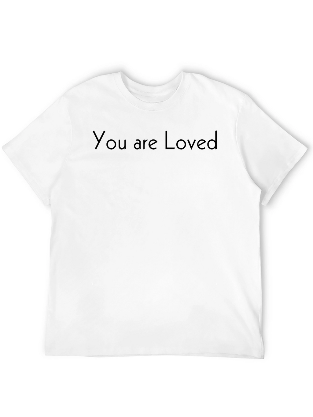 You Are Loved Black Tee - Comfort Fit