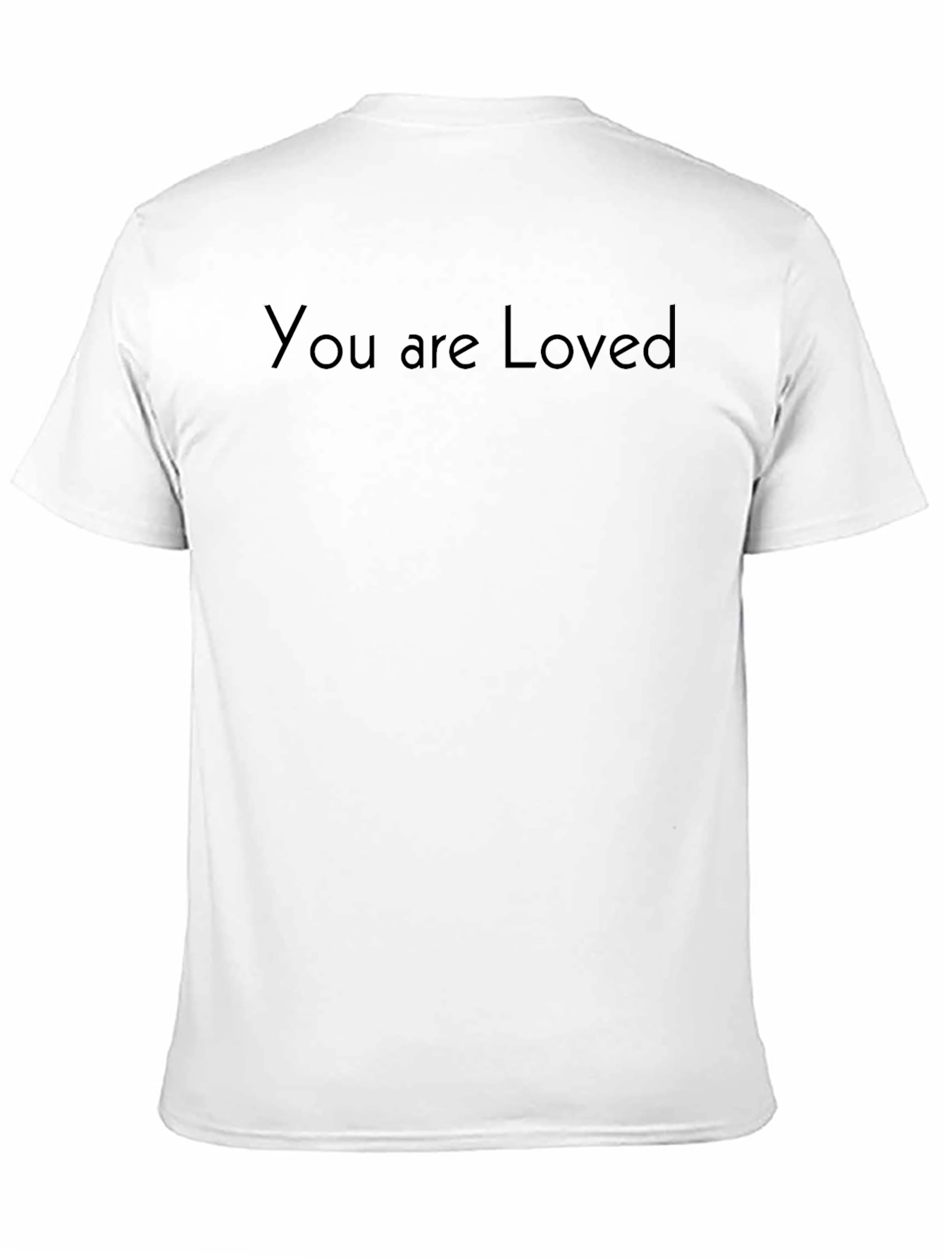You Are Loved Black Tee - Comfort Fit