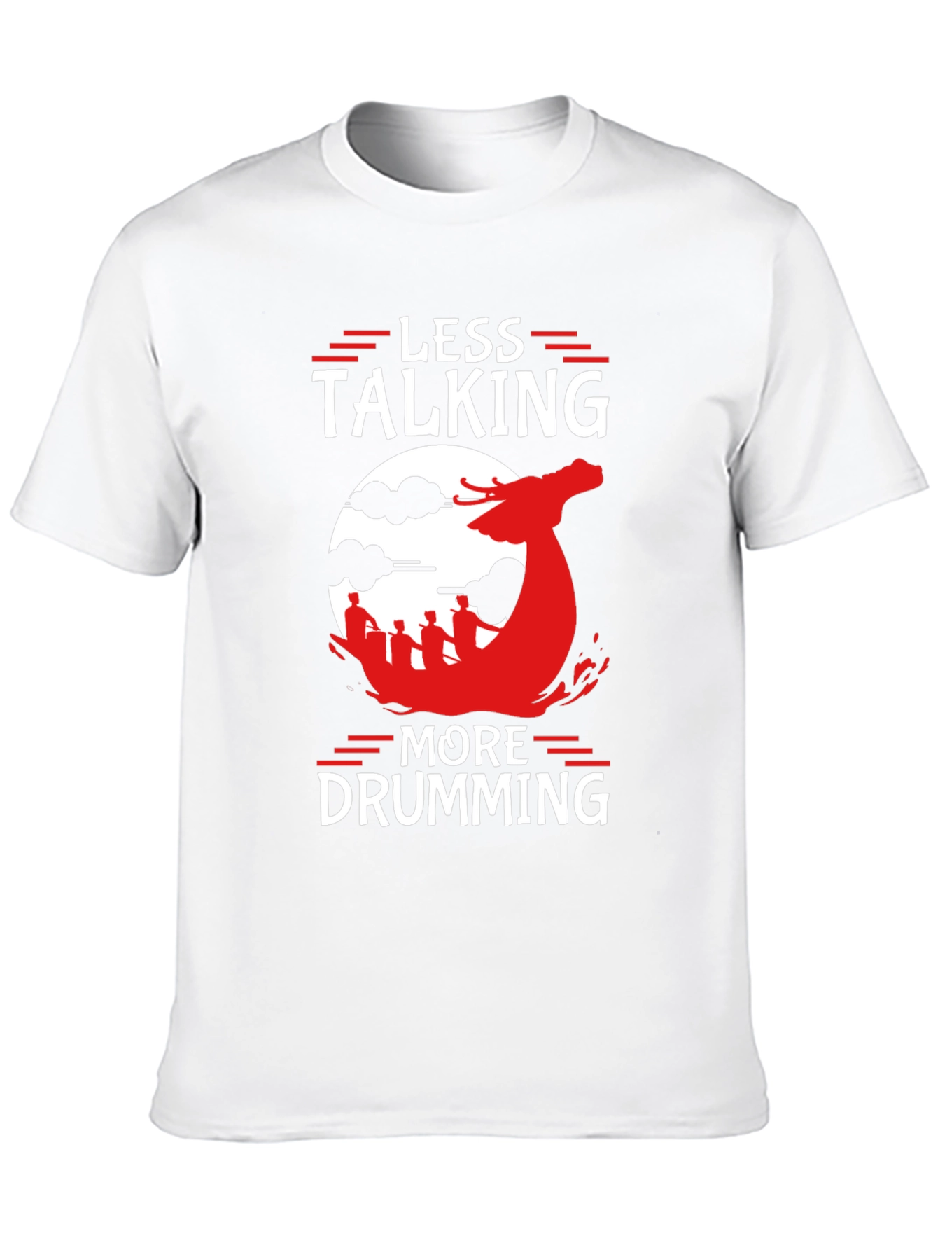 Less Talking More Drumming Graphic T-Shirt