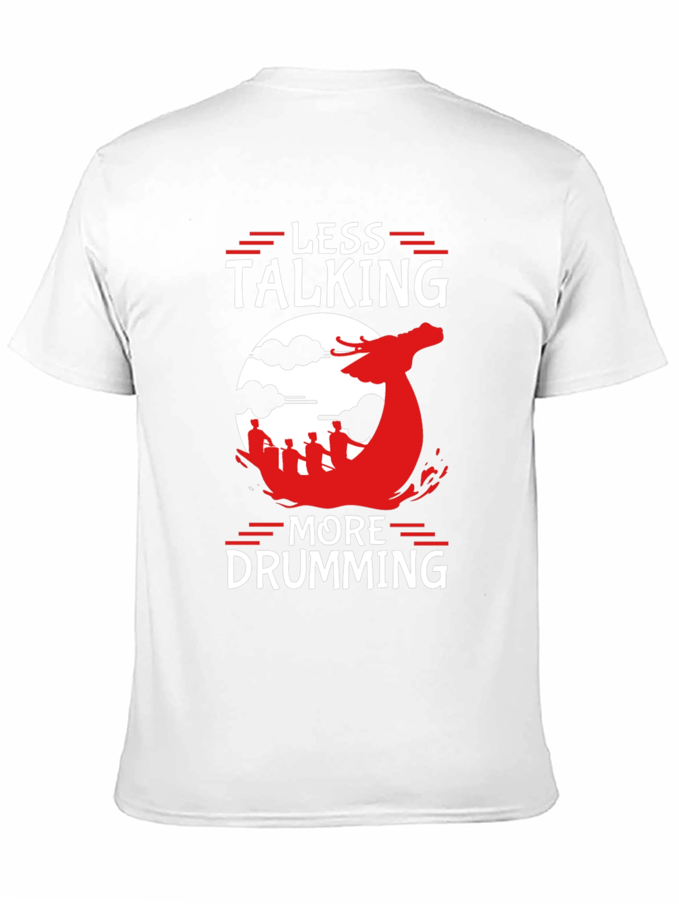 Less Talking More Drumming Graphic T-Shirt